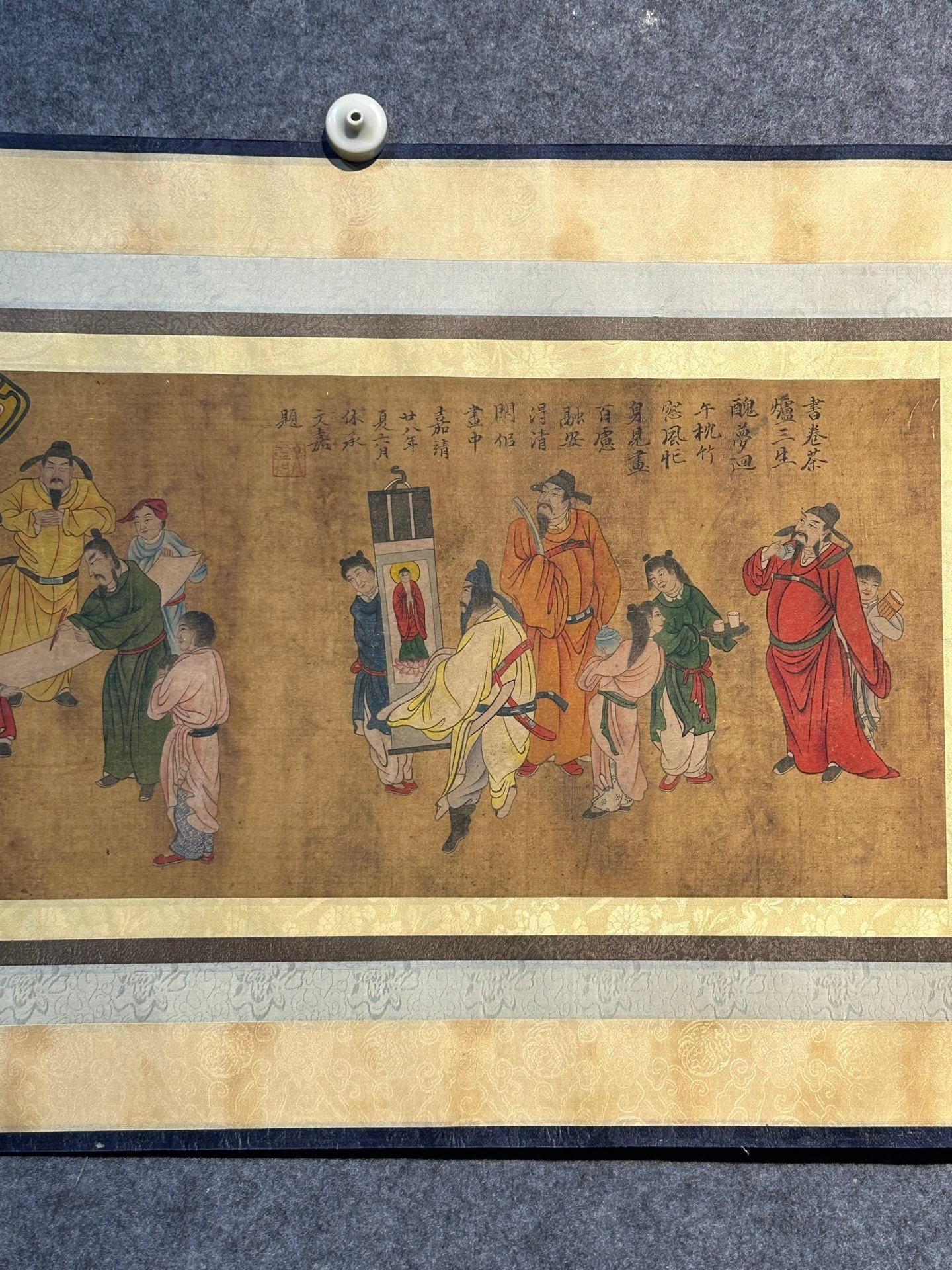 Chinese scroll painting Wang Zhenpeng