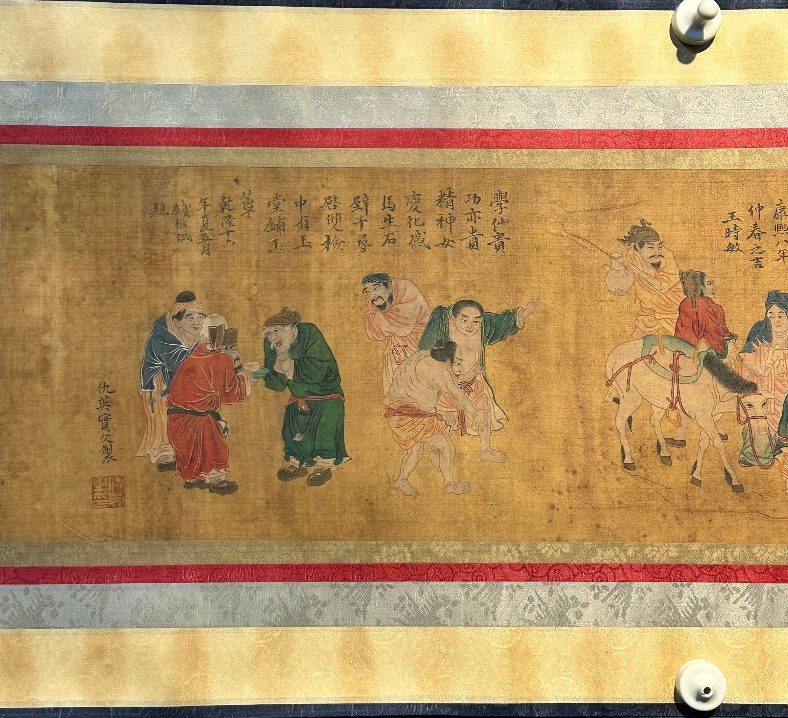 Chinese scroll painting Qiu Ying