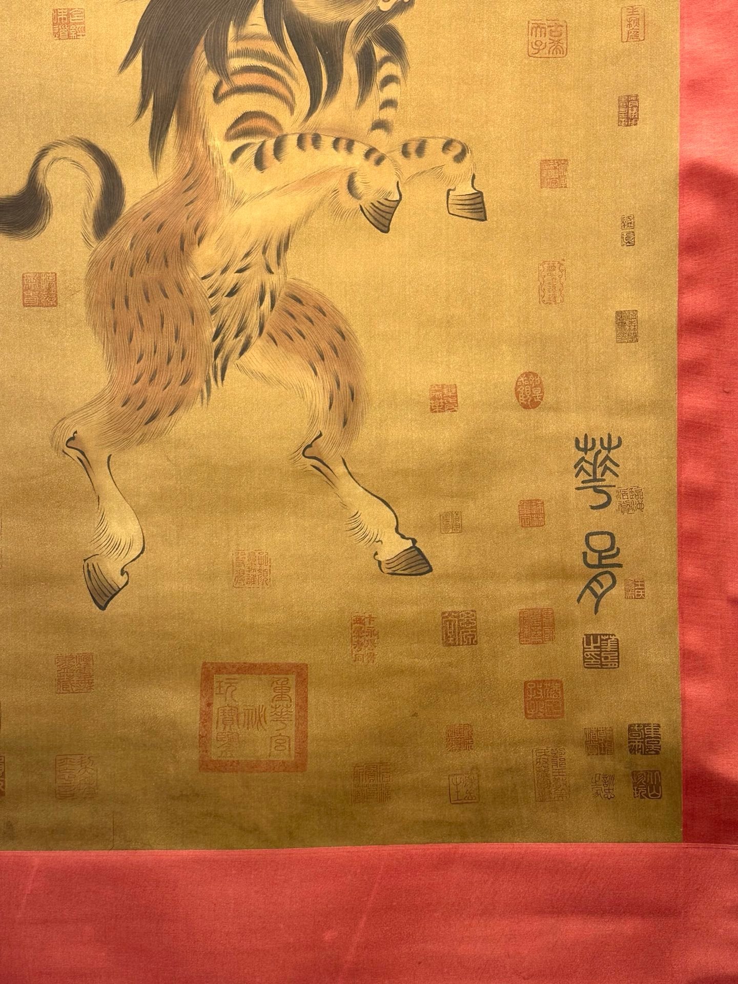 Chinese scroll painting Huaxu Clan