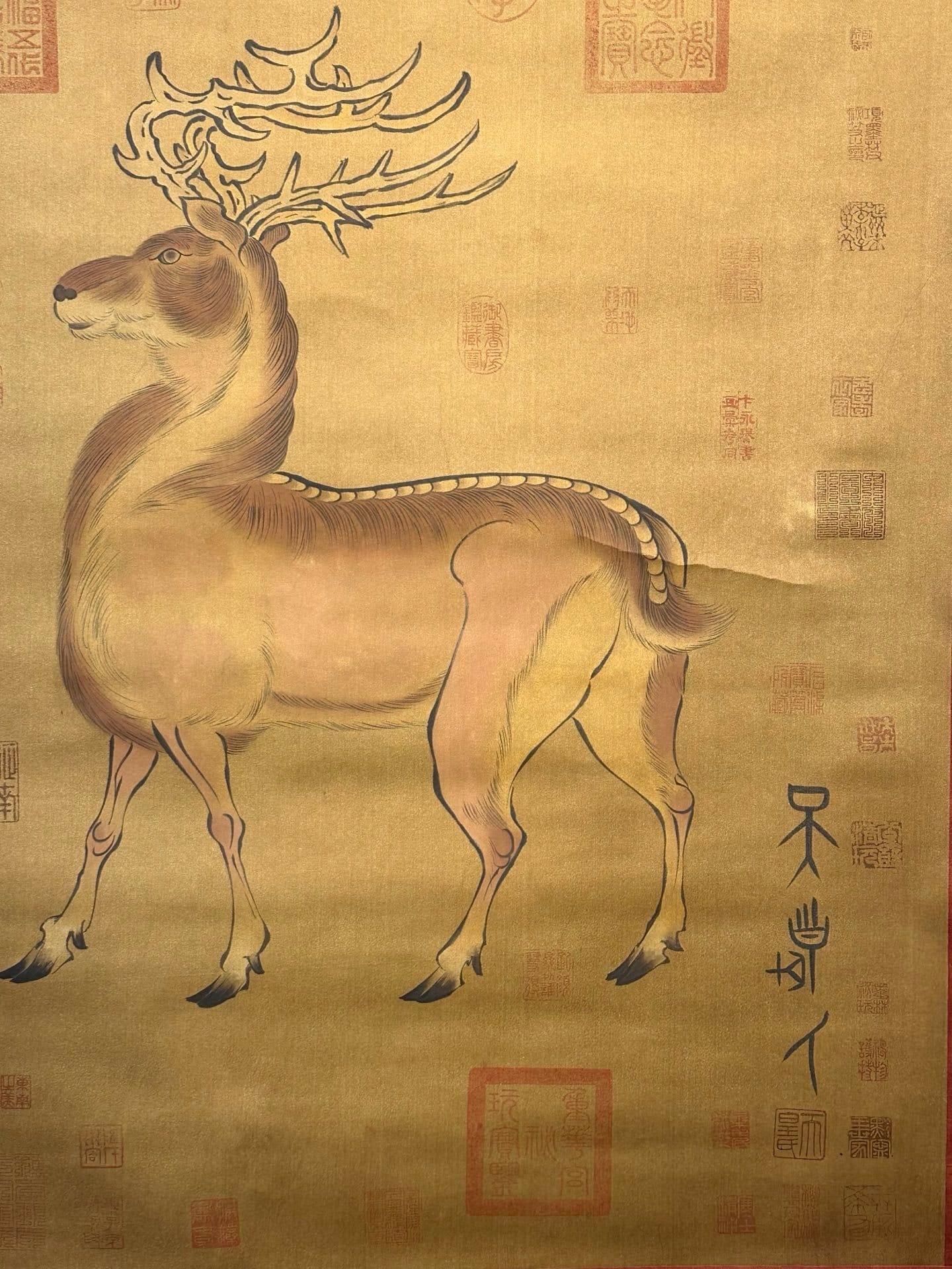 Chinese scroll painting Wang Huo