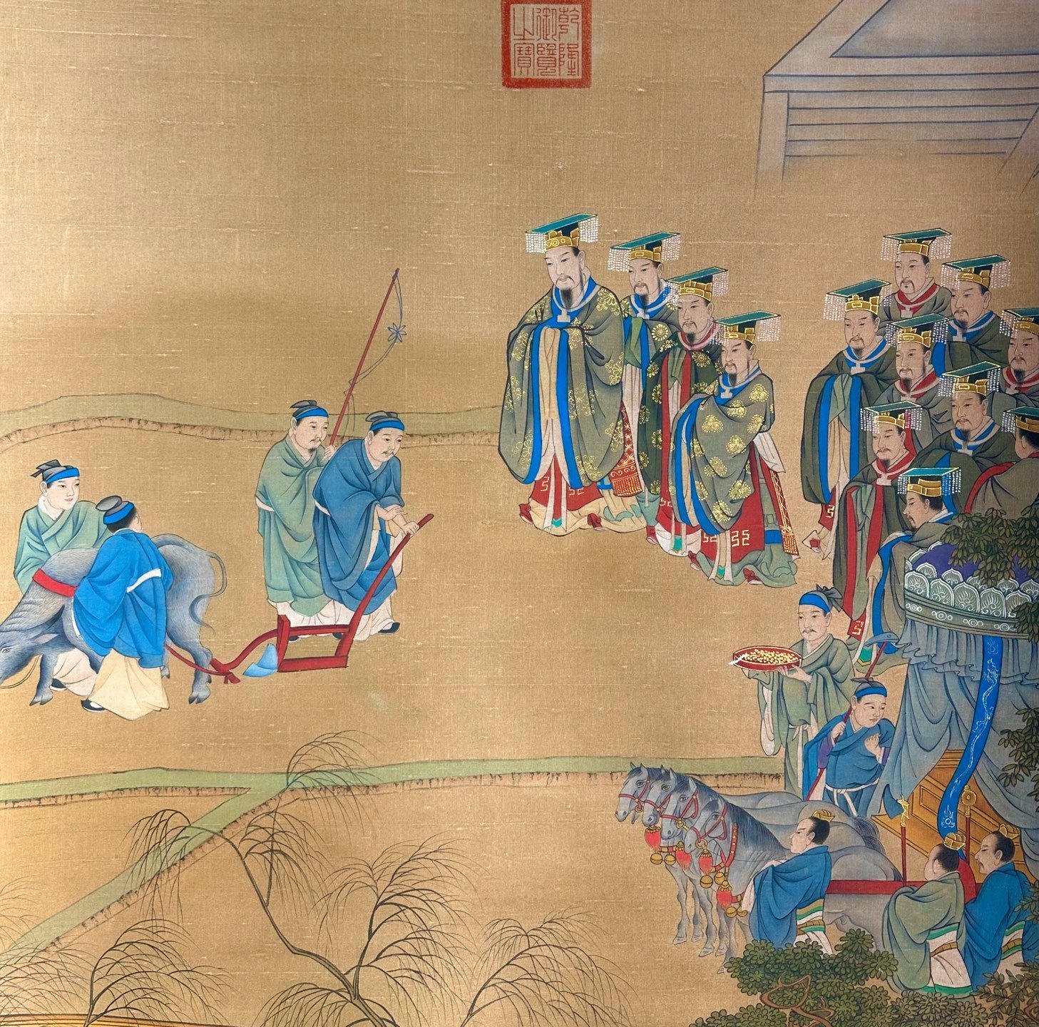 Chinese scroll painting Qiu Ying
