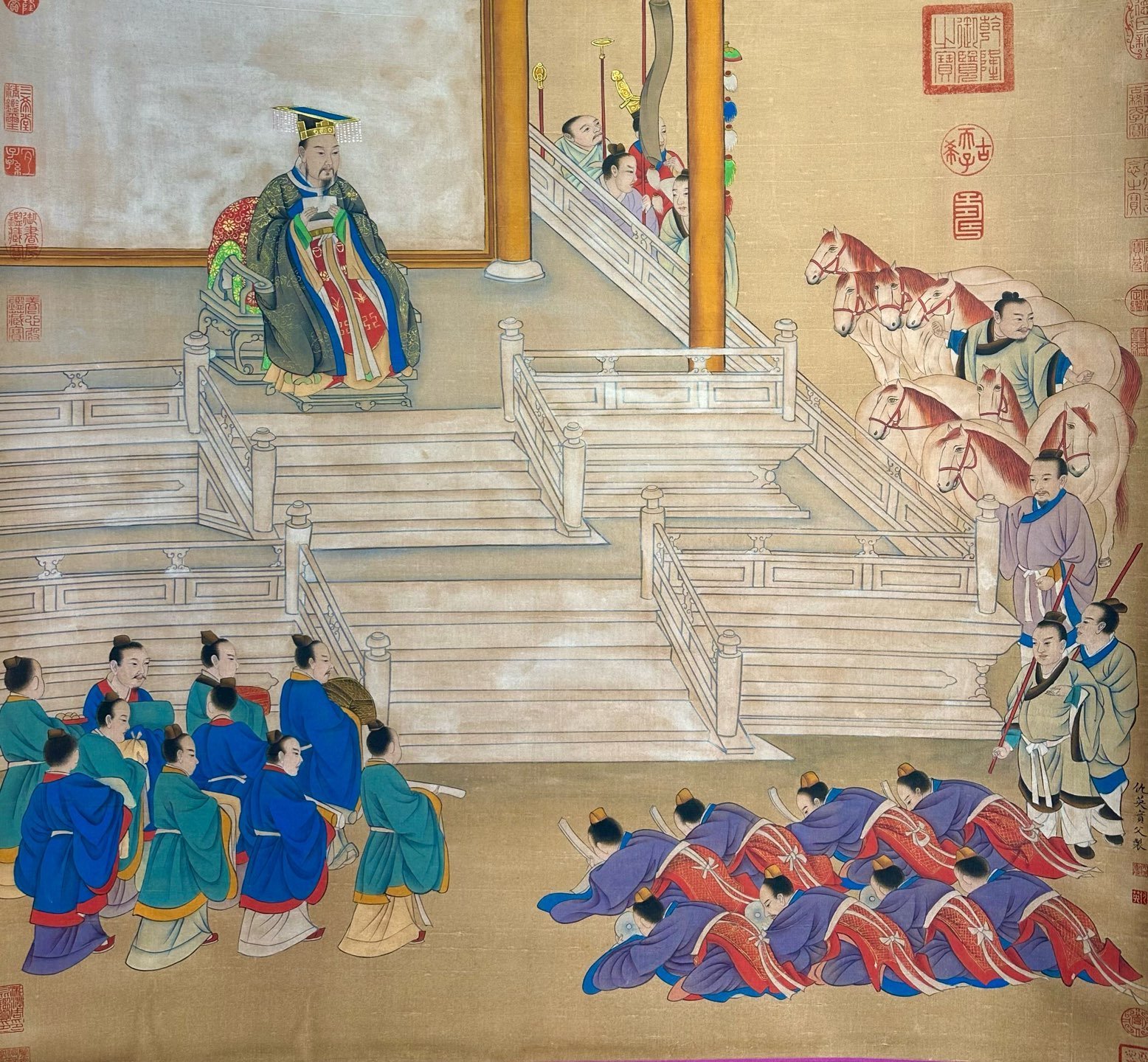 Chinese scroll painting Qiu Ying