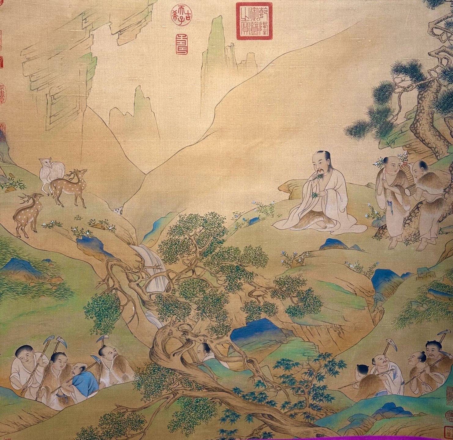 Chinese scroll painting Qiu Ying