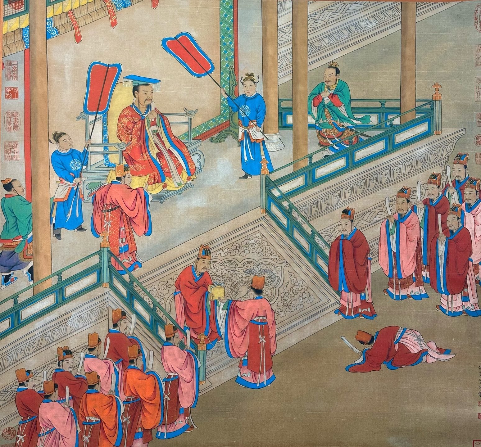 Chinese scroll painting Qiu Ying