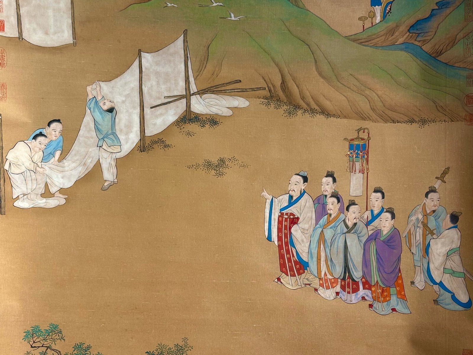 Chinese scroll painting Qiu Ying
