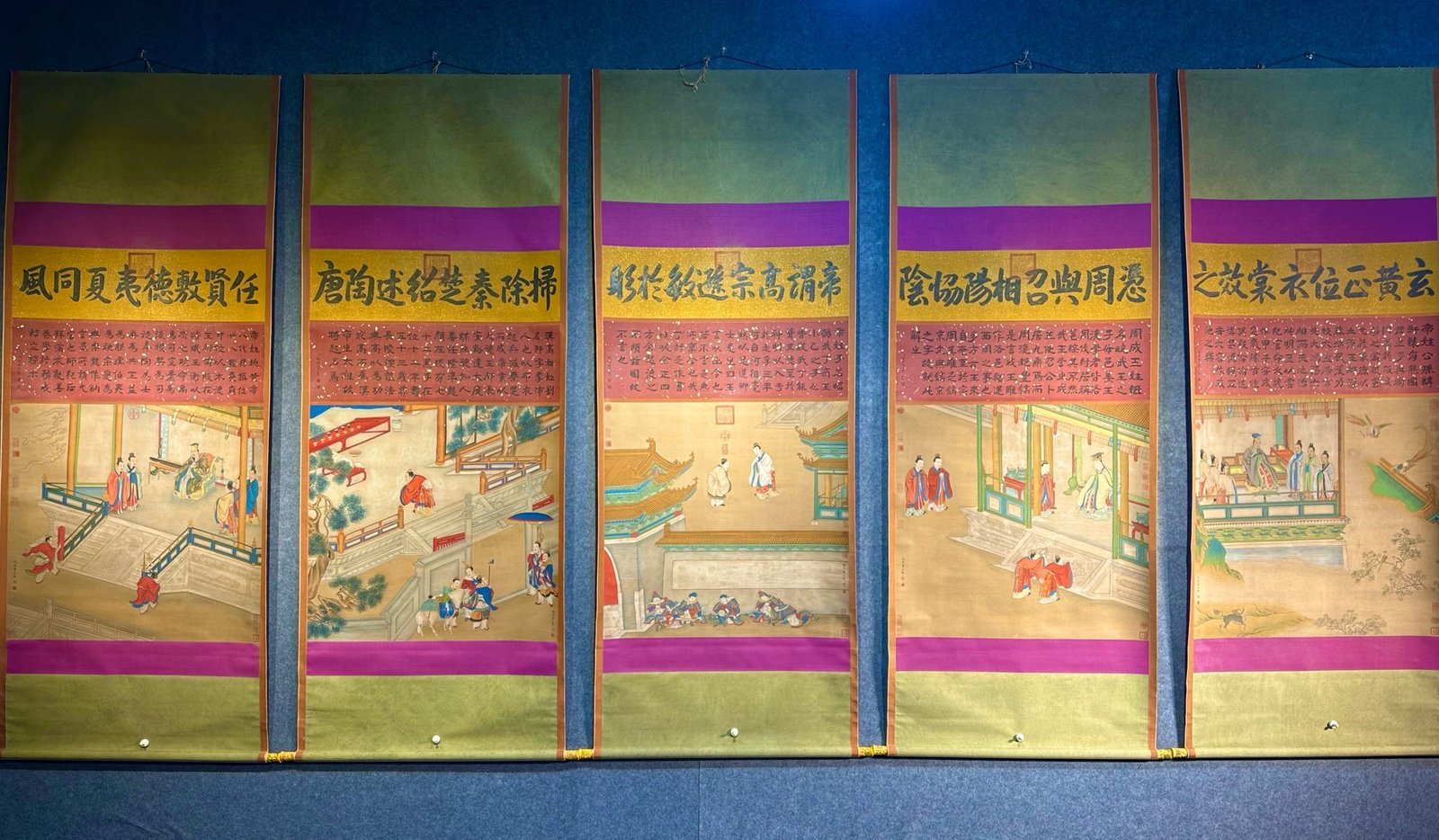 Chinese scroll painting Qiu Ying