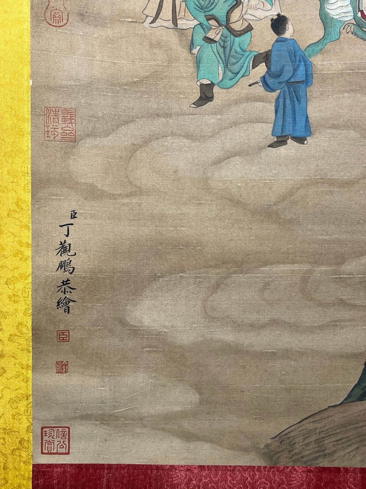 Chinese scroll painting Ding Guanpeng