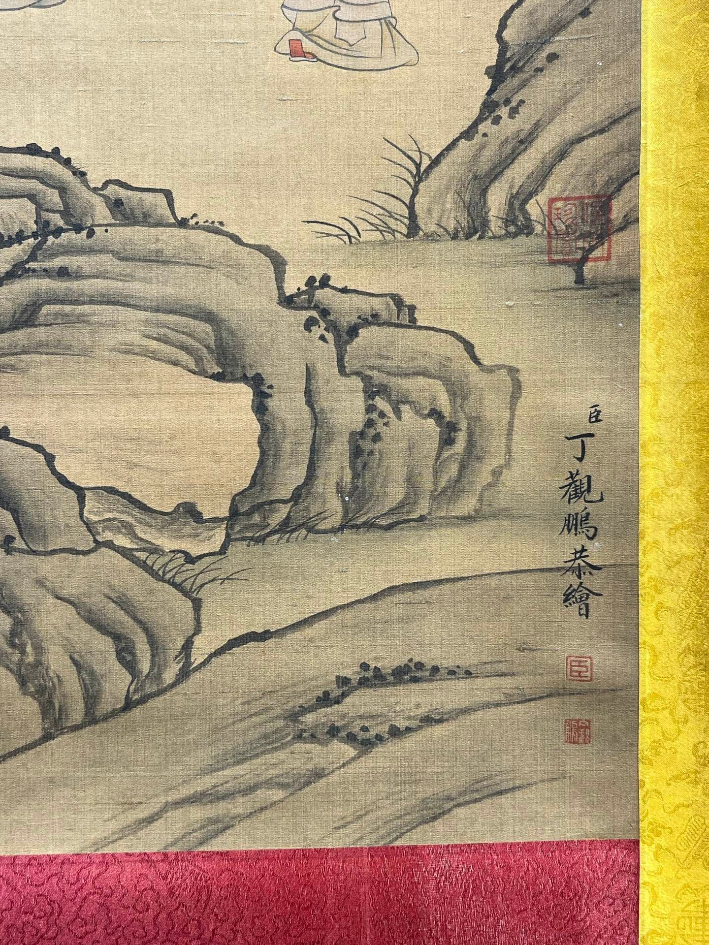 Chinese scroll painting Ding Guanpeng