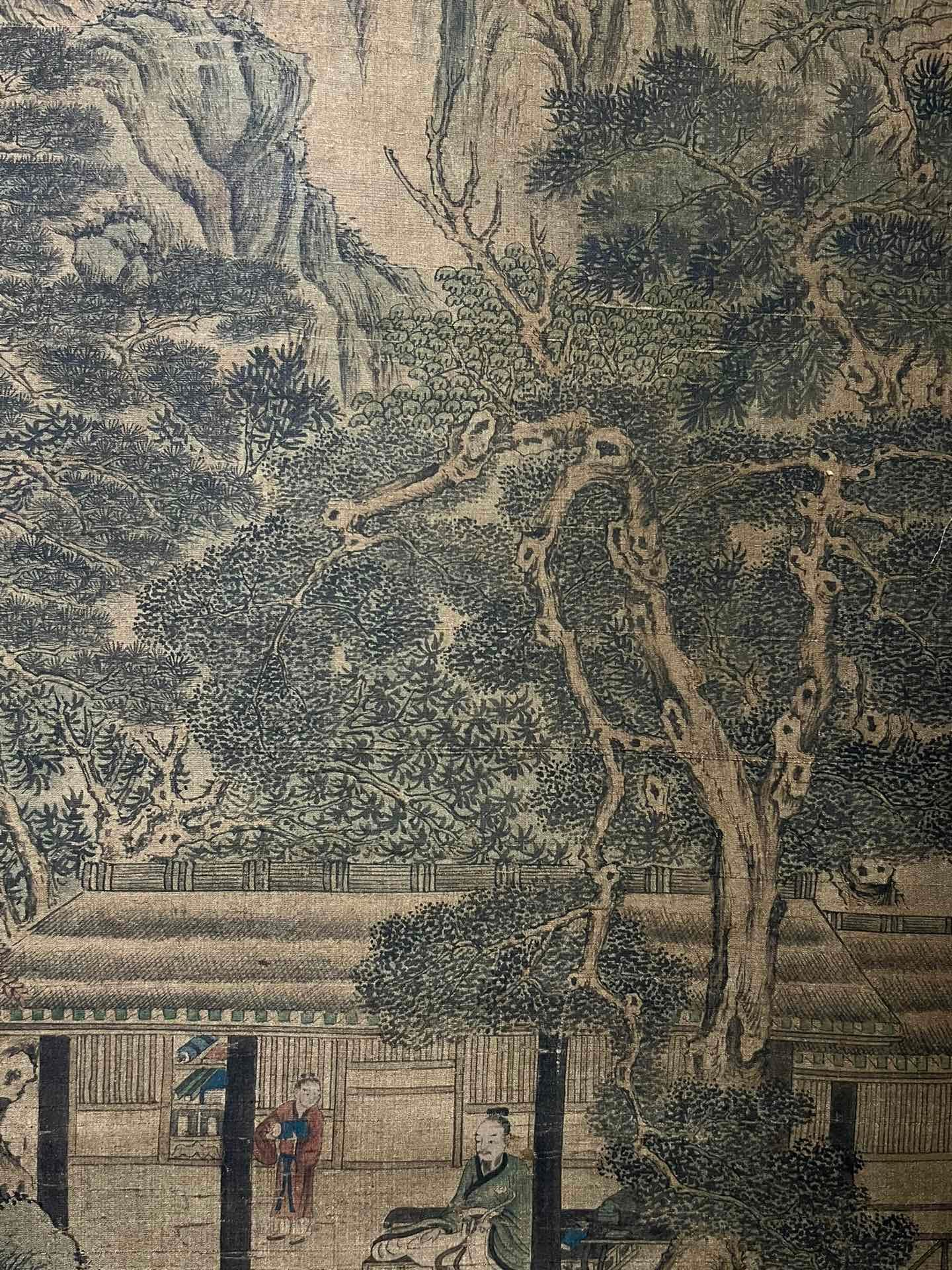 Chinese scroll painting Zhang Chou
