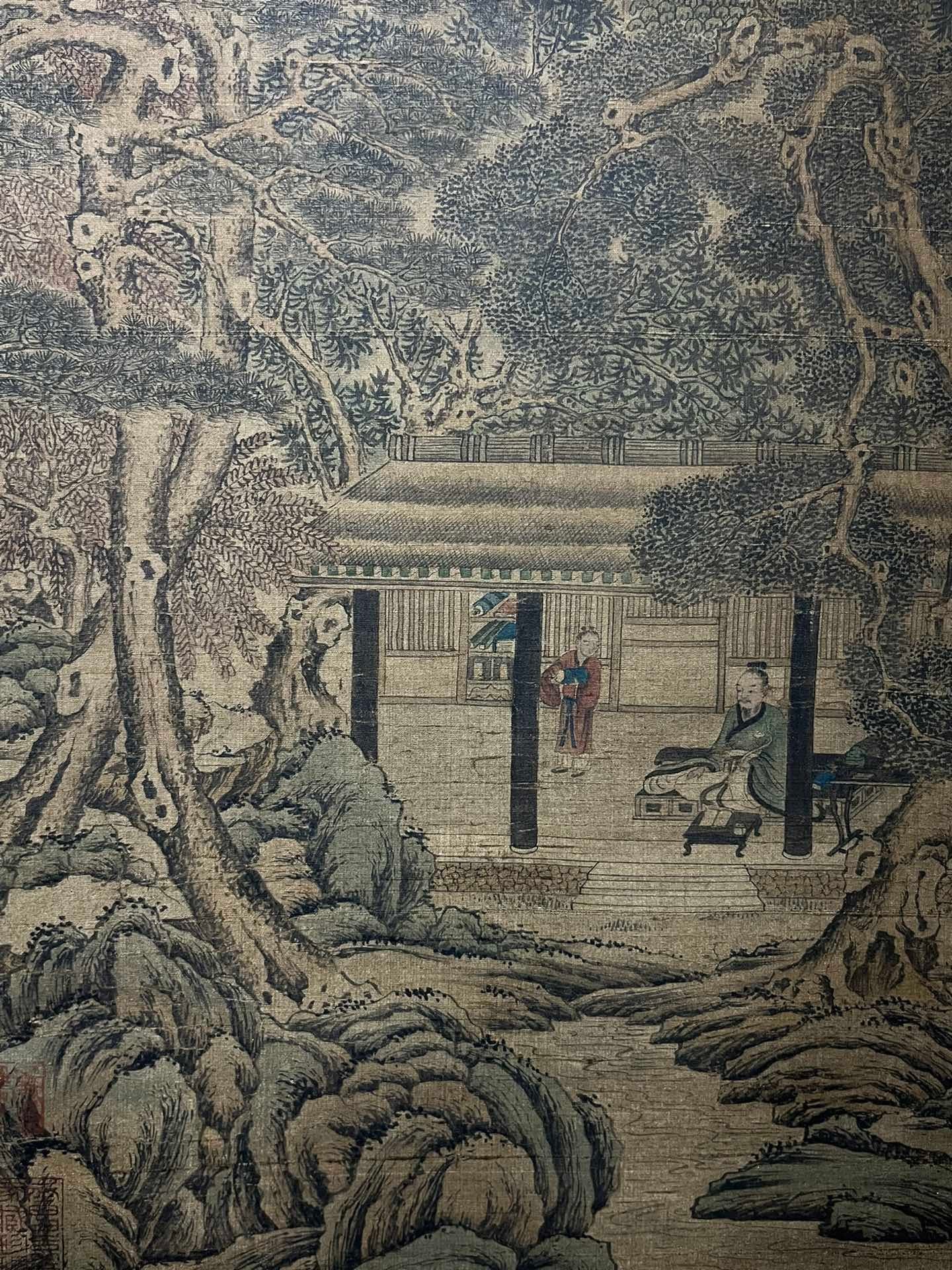 Chinese scroll painting Zhang Chou