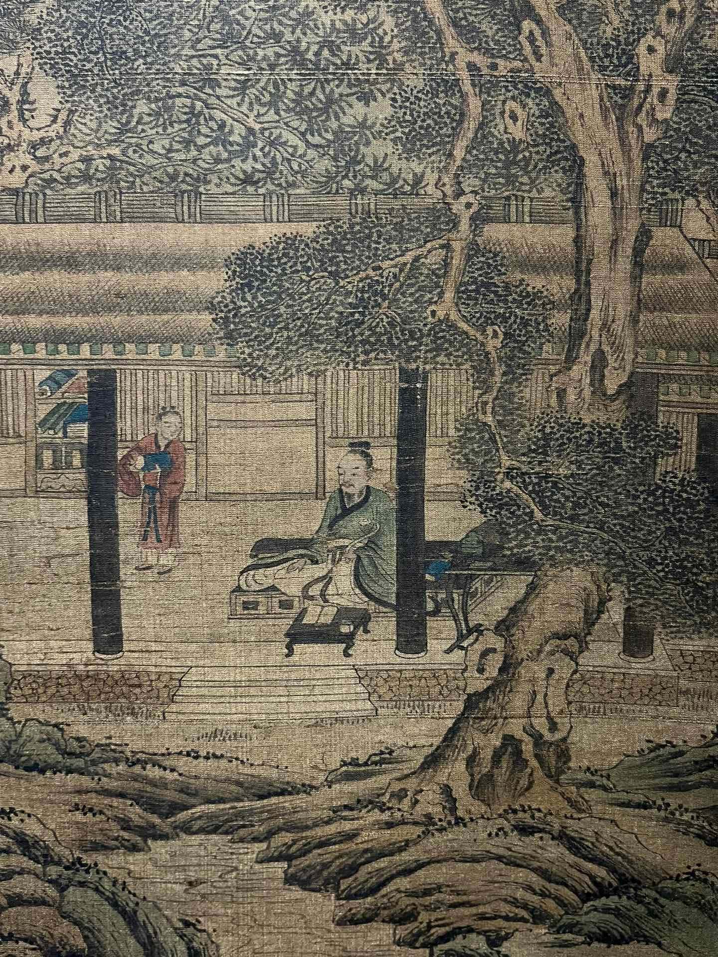 Chinese scroll painting Zhang Chou