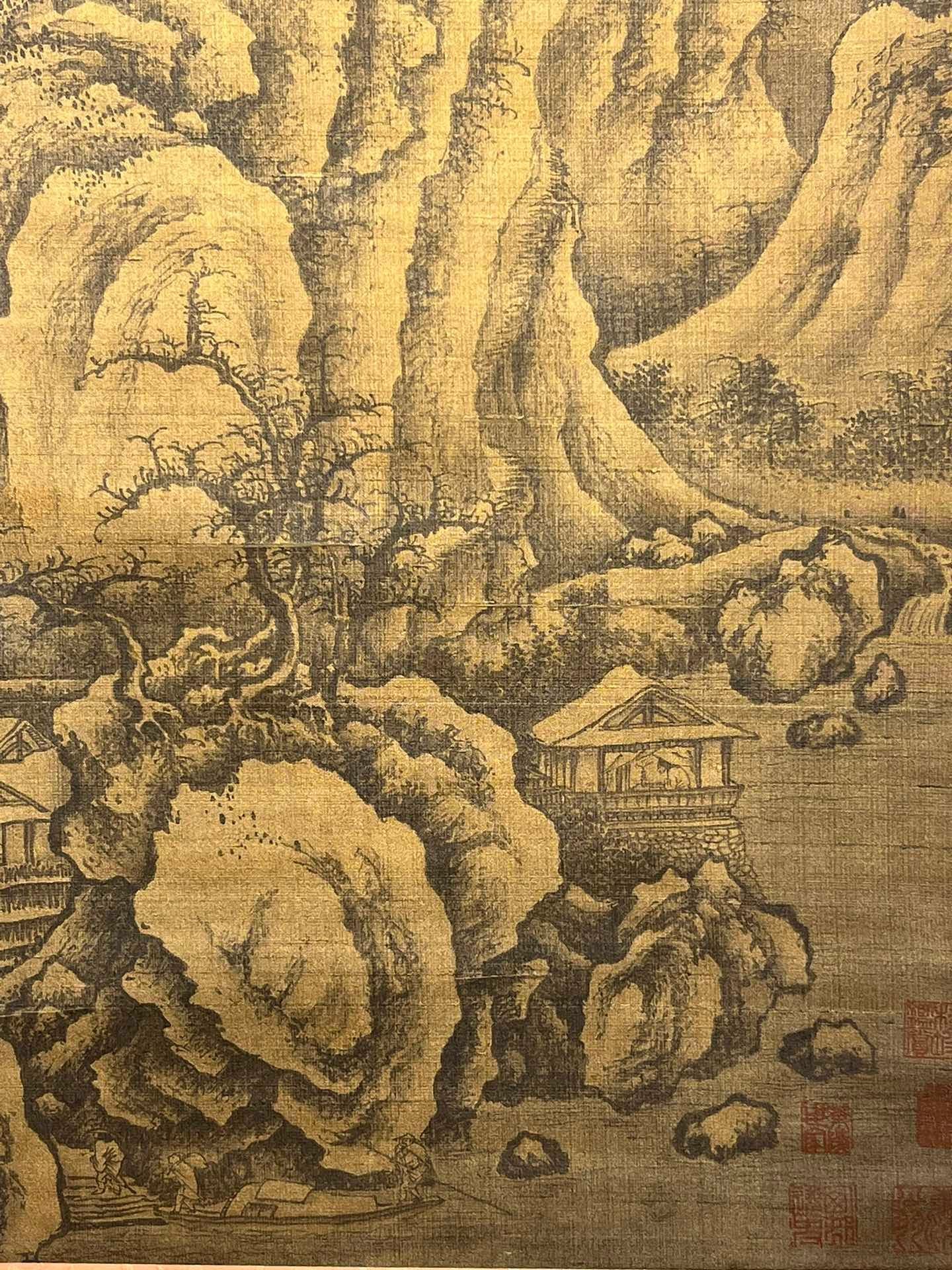 Chinese scroll painting Liu Guandao