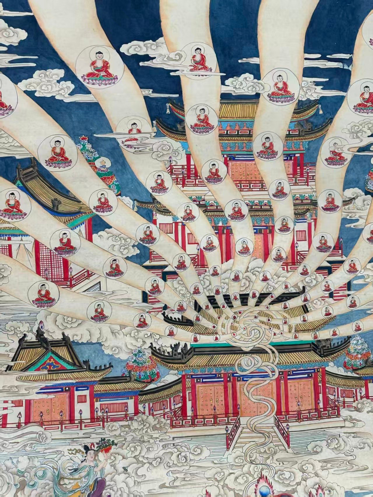 Chinese scroll painting Ding Yunpeng