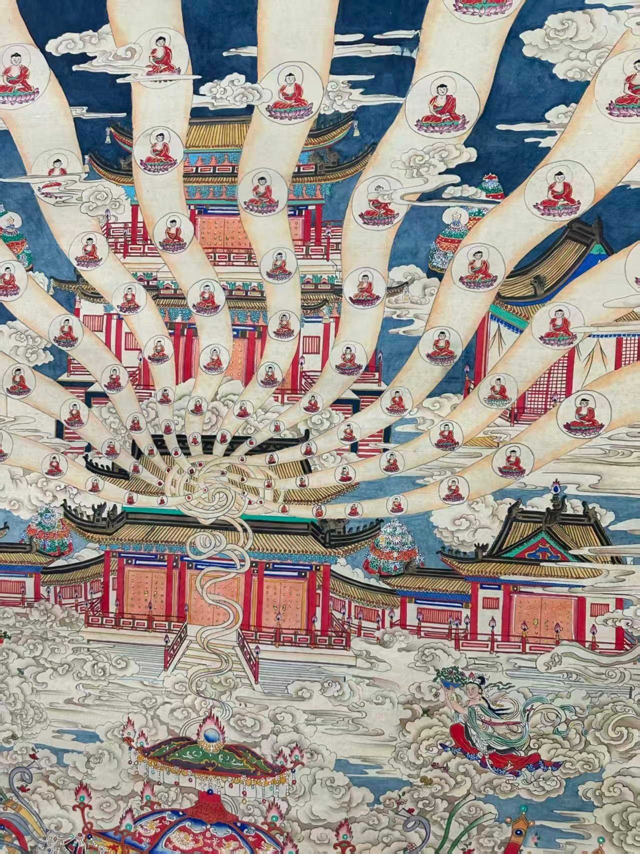Chinese scroll painting Ding Yunpeng