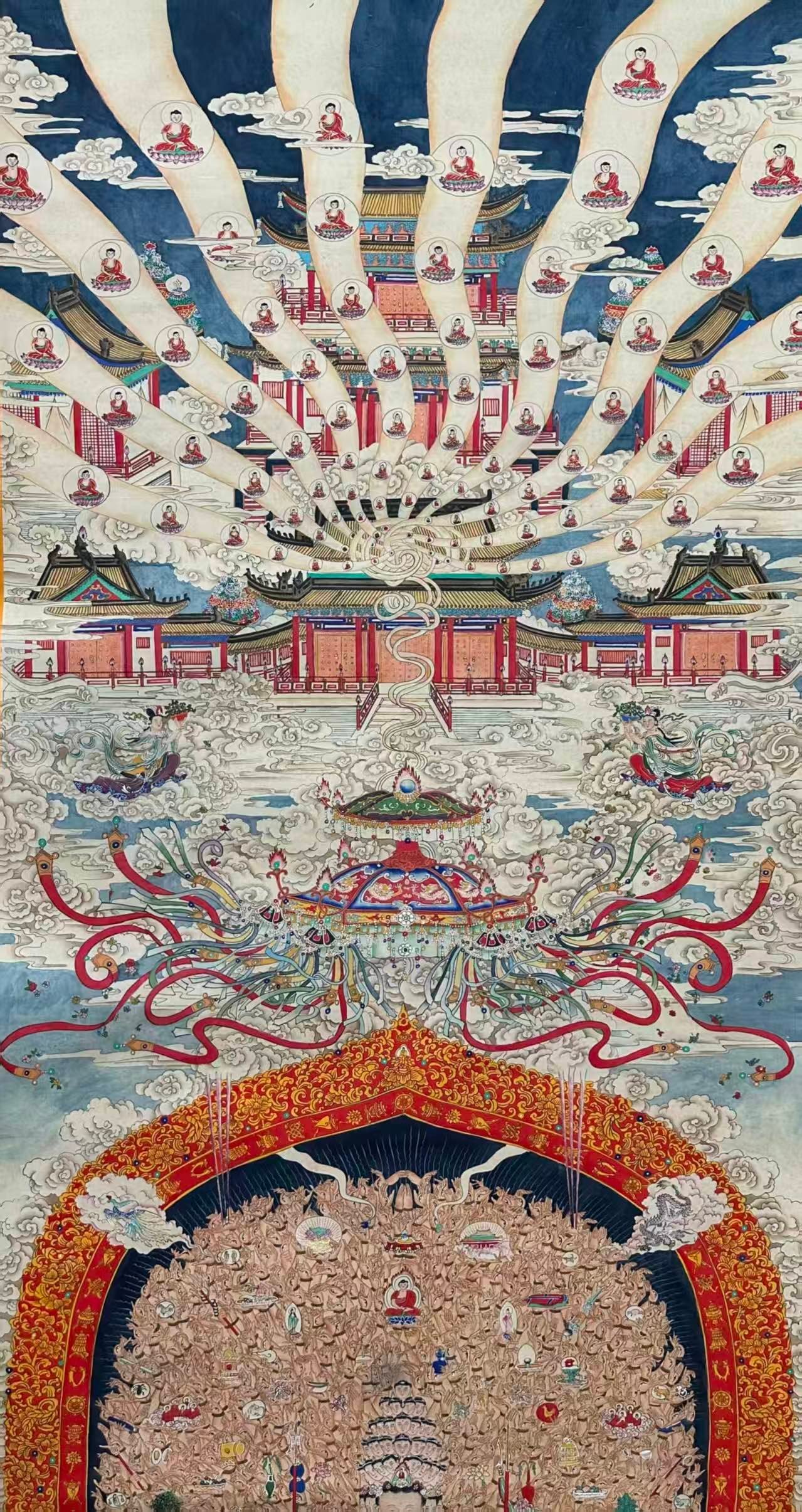 Chinese scroll painting Ding Yunpeng