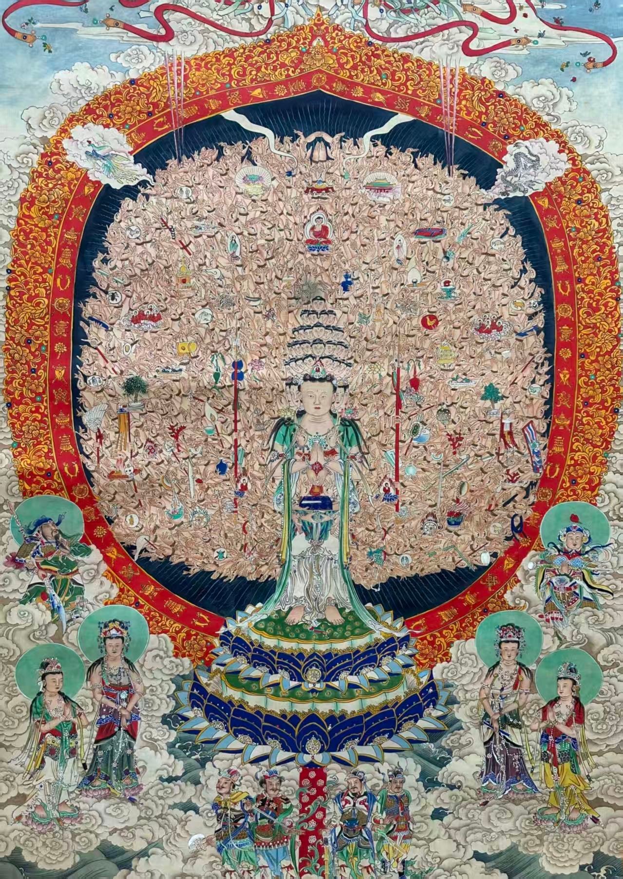 Chinese scroll painting Ding Yunpeng