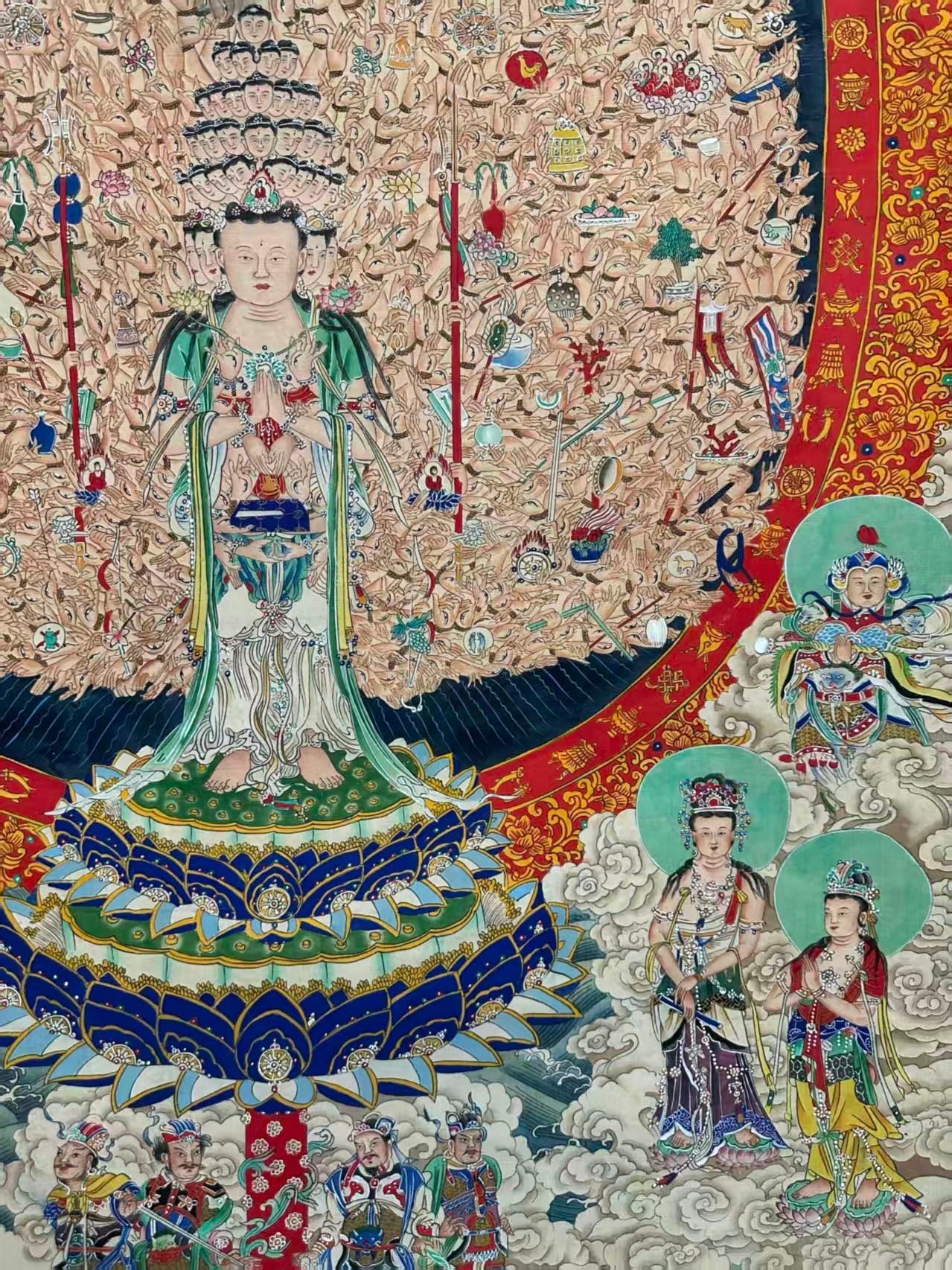 Chinese scroll painting Ding Yunpeng