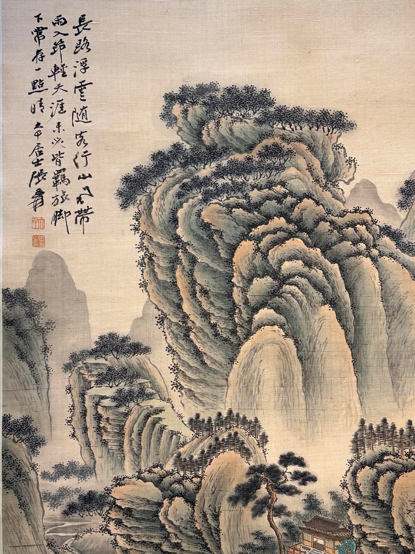 Chinese scroll painting Zhang Daqian