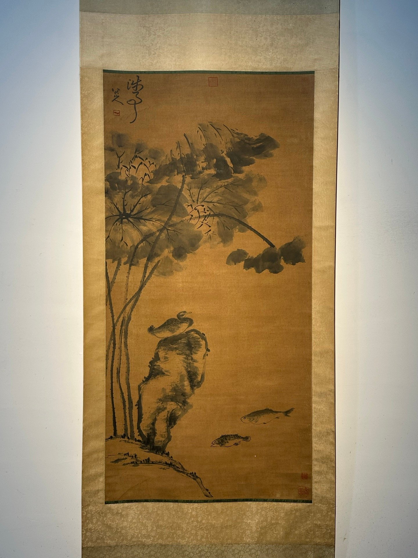 Chinese scroll painting Ba Da Shan Ren