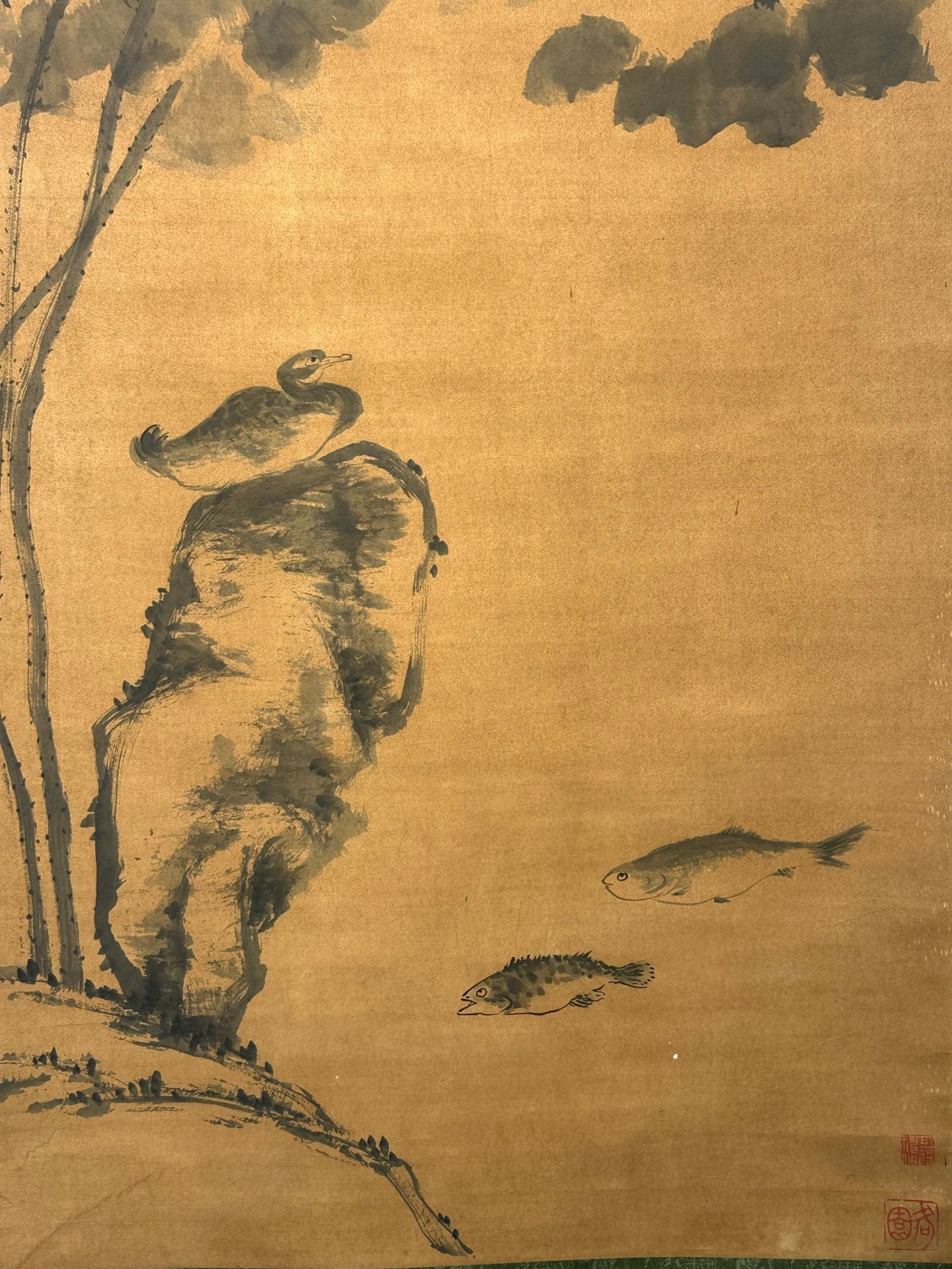 Chinese scroll painting Ba Da Shan Ren