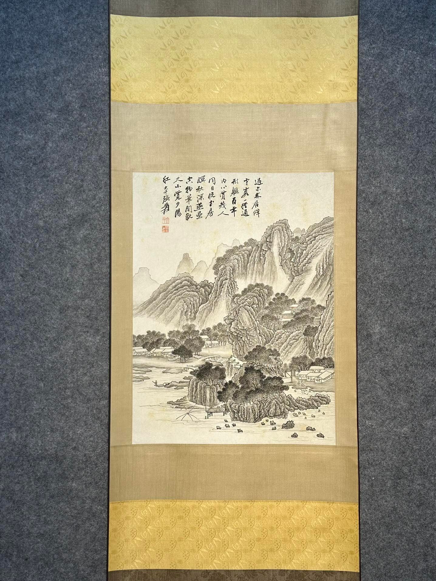 Chinese scroll painting Zhang Daqian