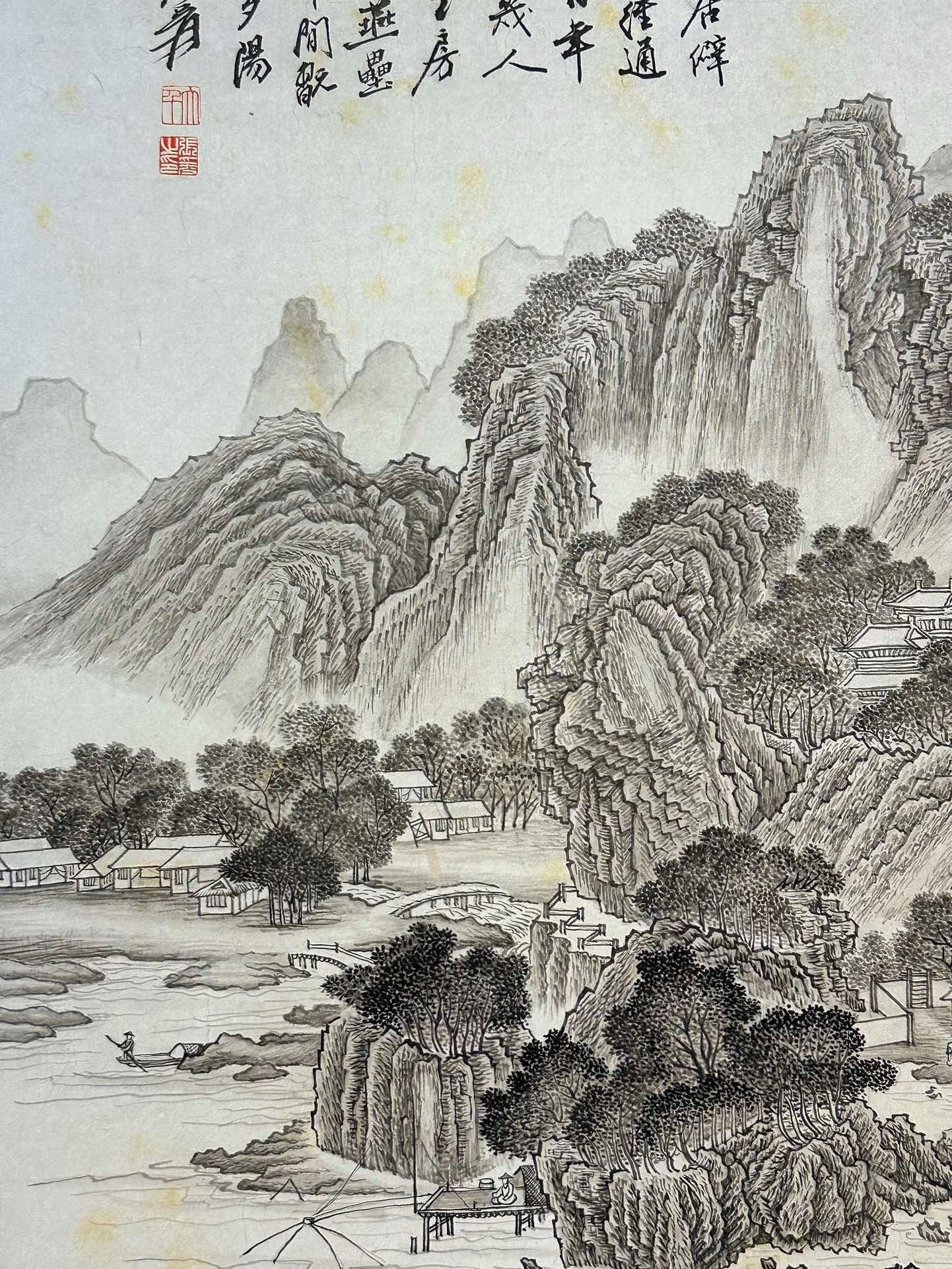 Chinese scroll painting Zhang Daqian