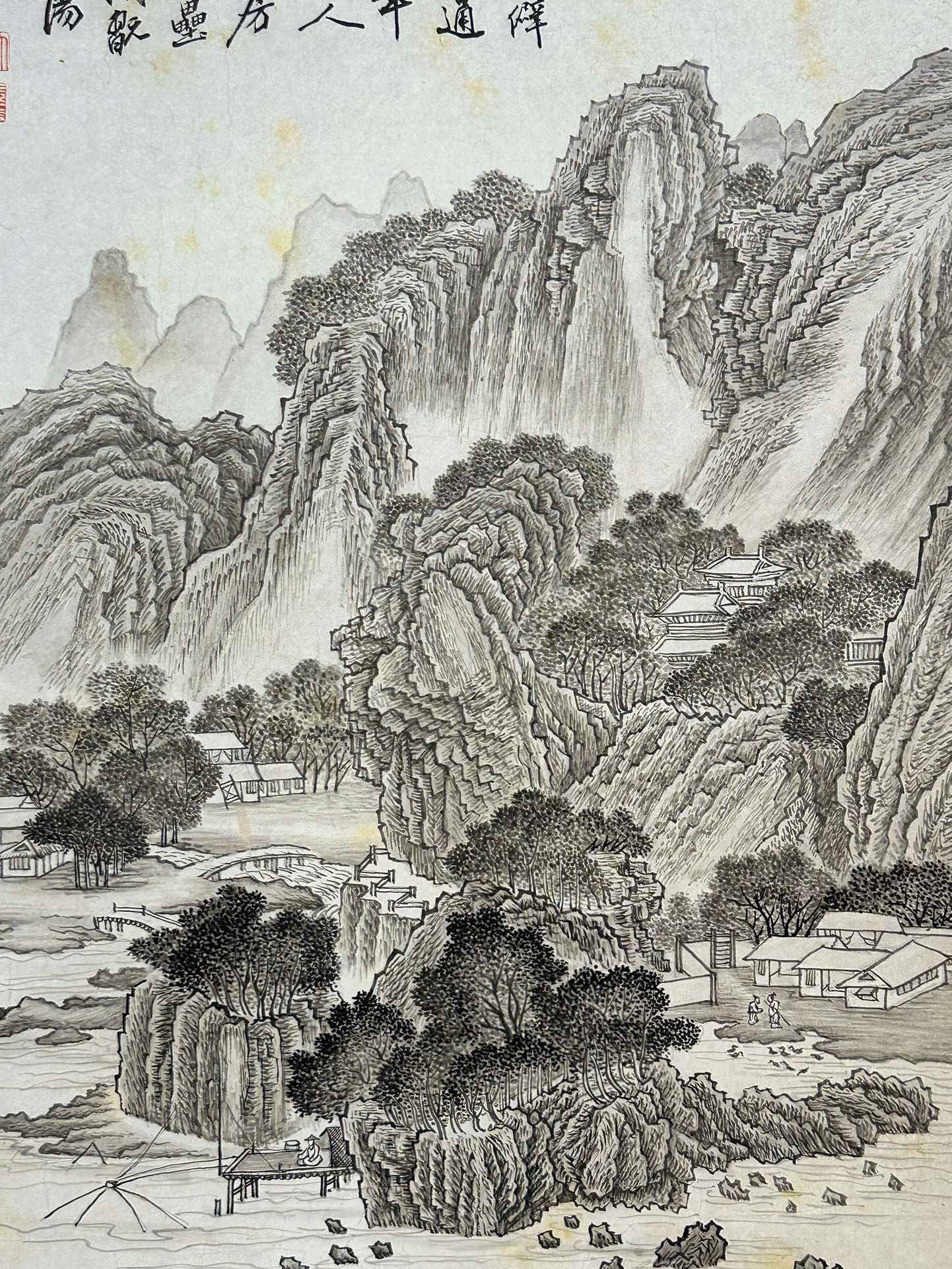 Chinese scroll painting Zhang Daqian