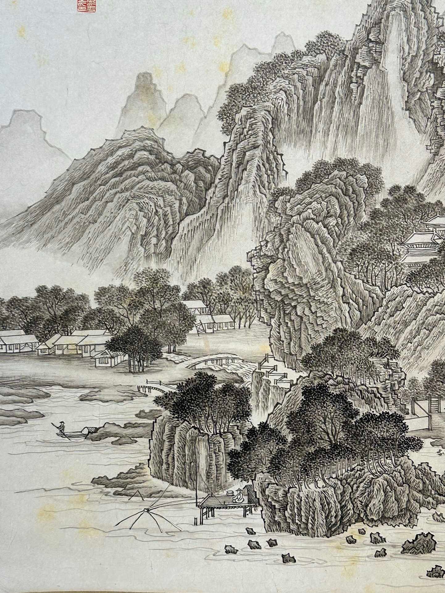 Chinese scroll painting Zhang Daqian