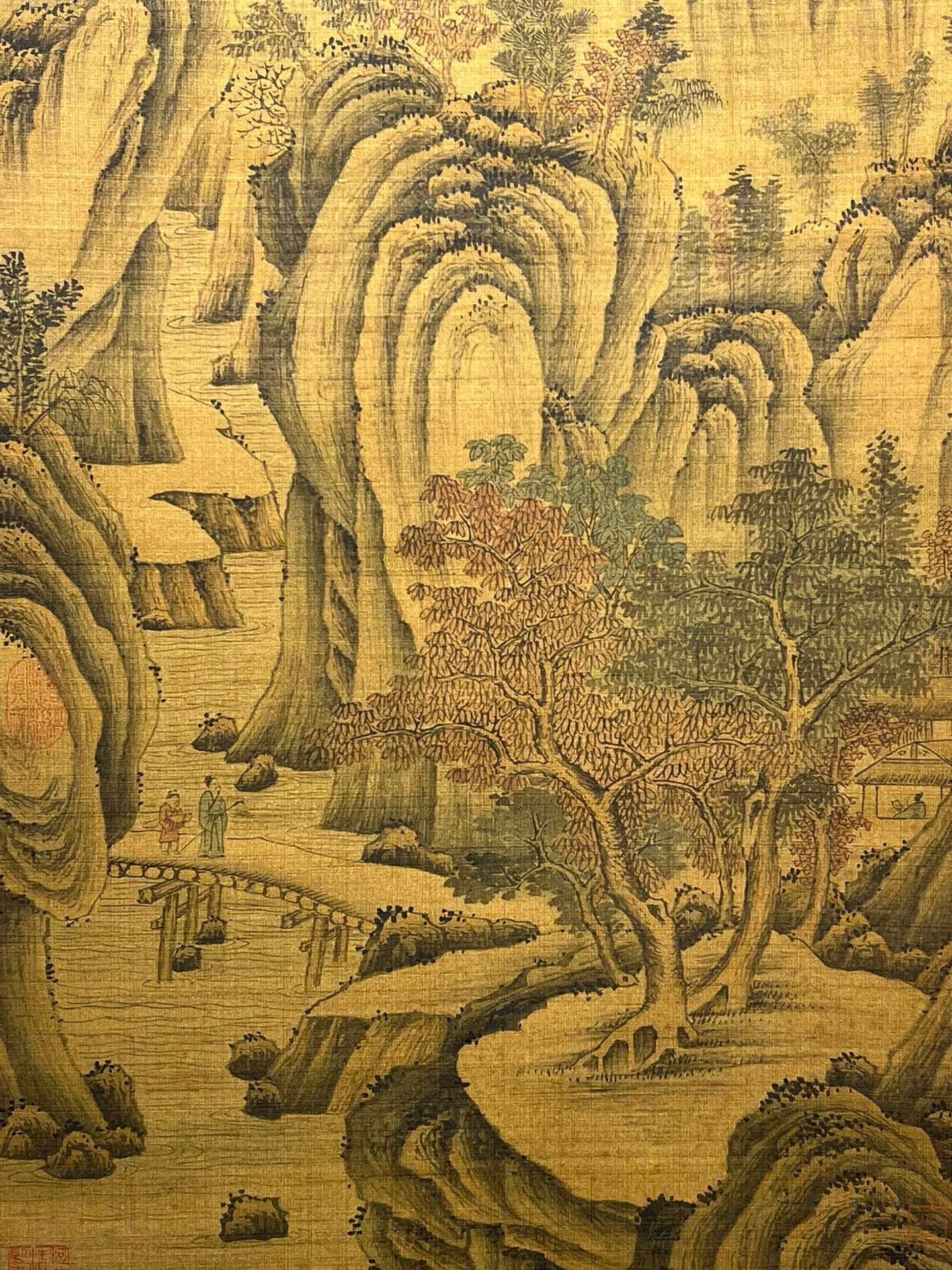 Chinese scroll painting Du Qiong