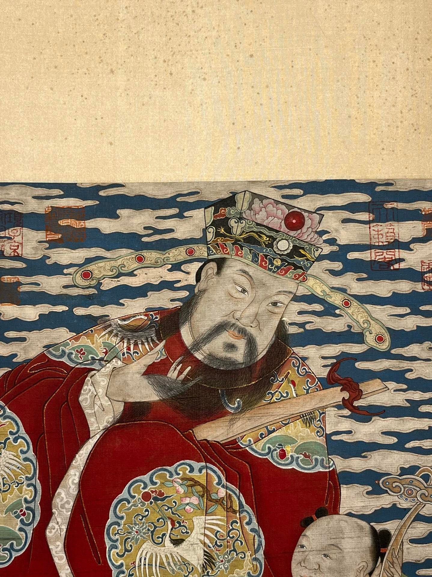 Chinese scroll painting Qiu Ying