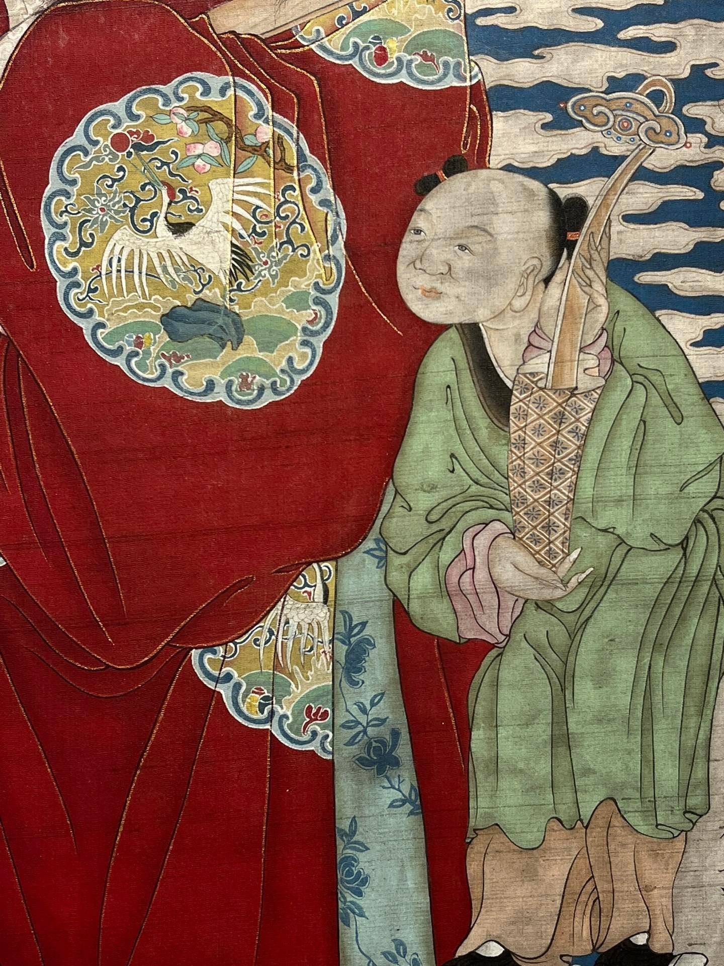 Chinese scroll painting Qiu Ying
