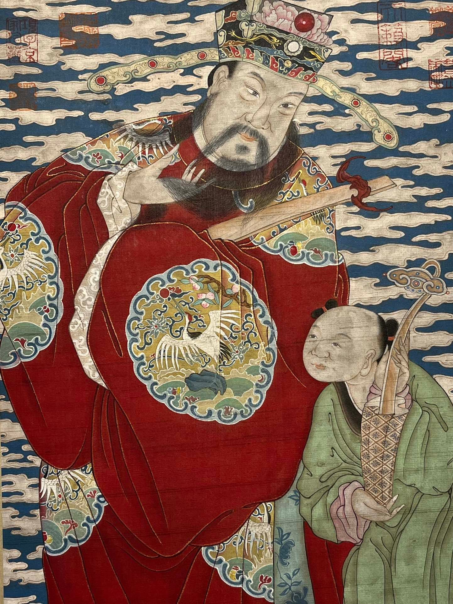 Chinese scroll painting Qiu Ying