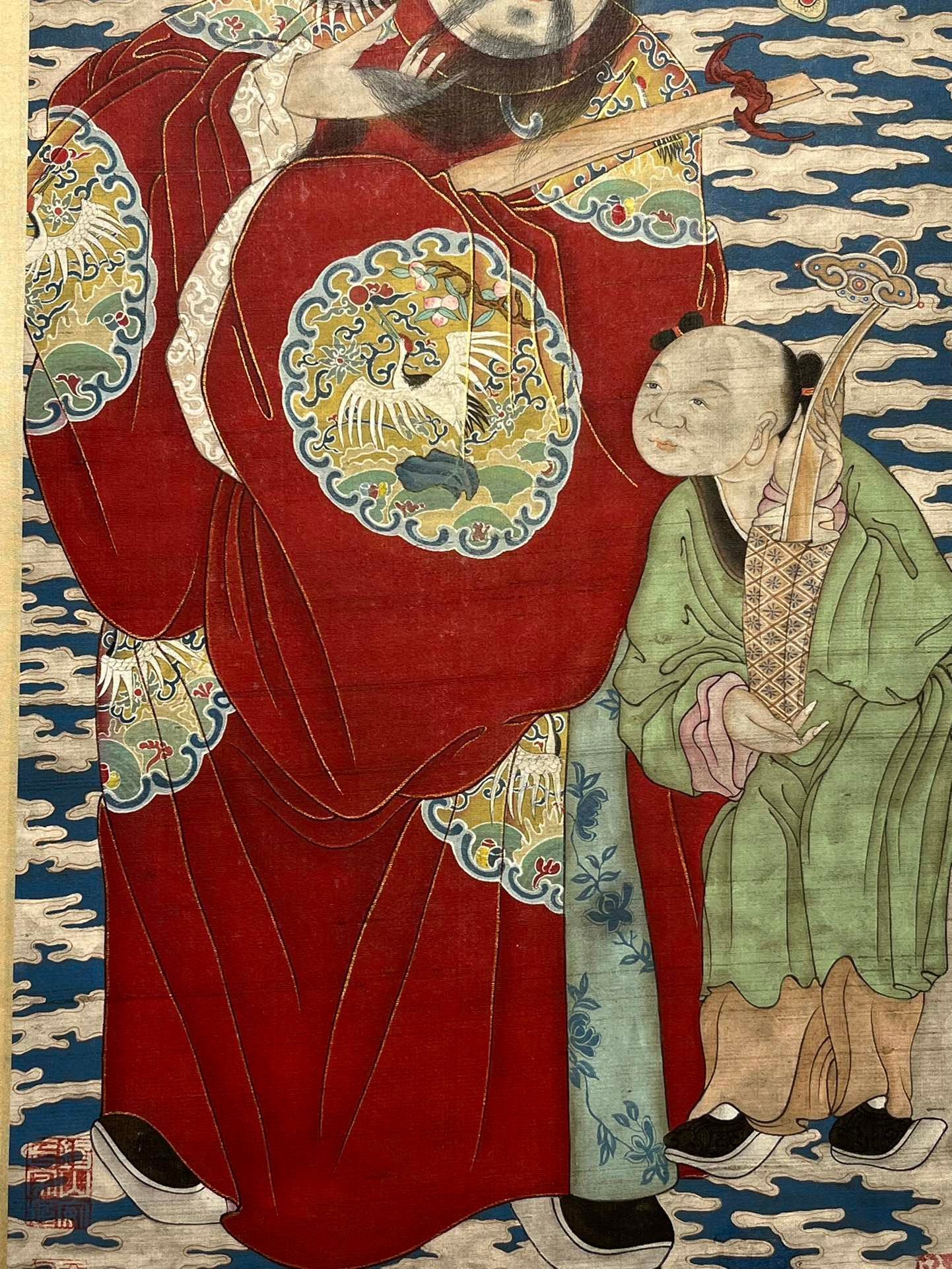 Chinese scroll painting Qiu Ying