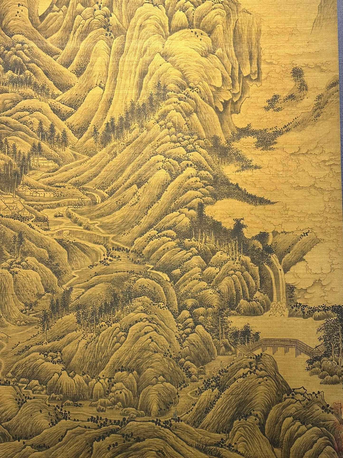 Chinese scroll painting Liu Guan