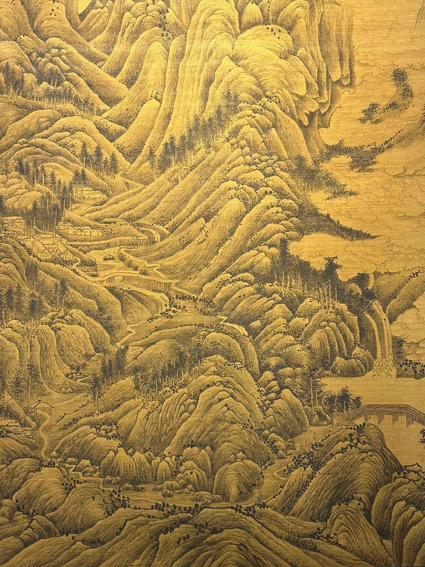 Chinese scroll painting Liu Guan