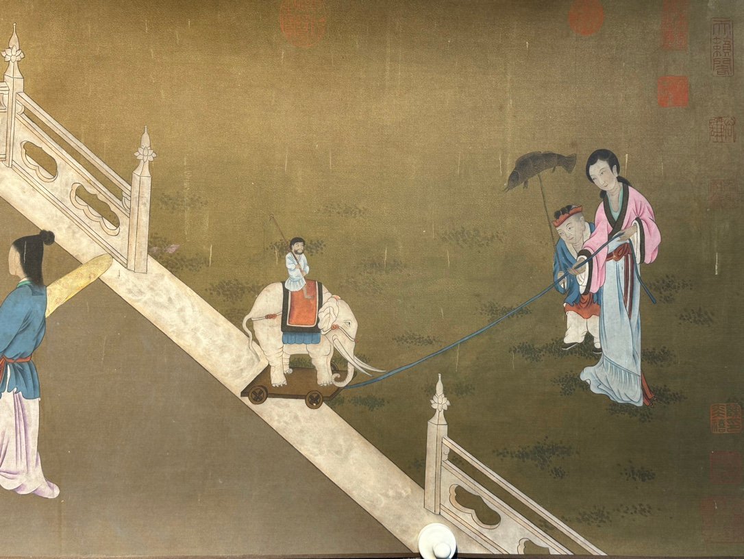 Chinese scroll painting Wang Zhenpeng