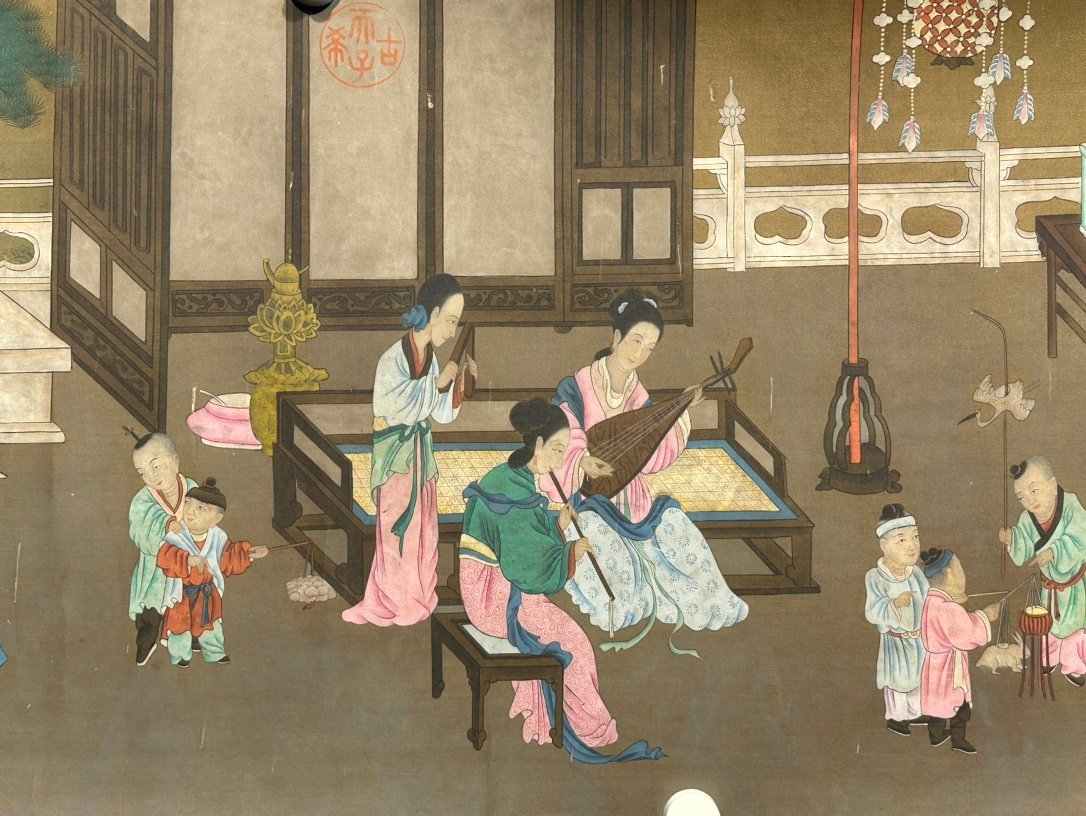 Chinese scroll painting Wang Zhenpeng