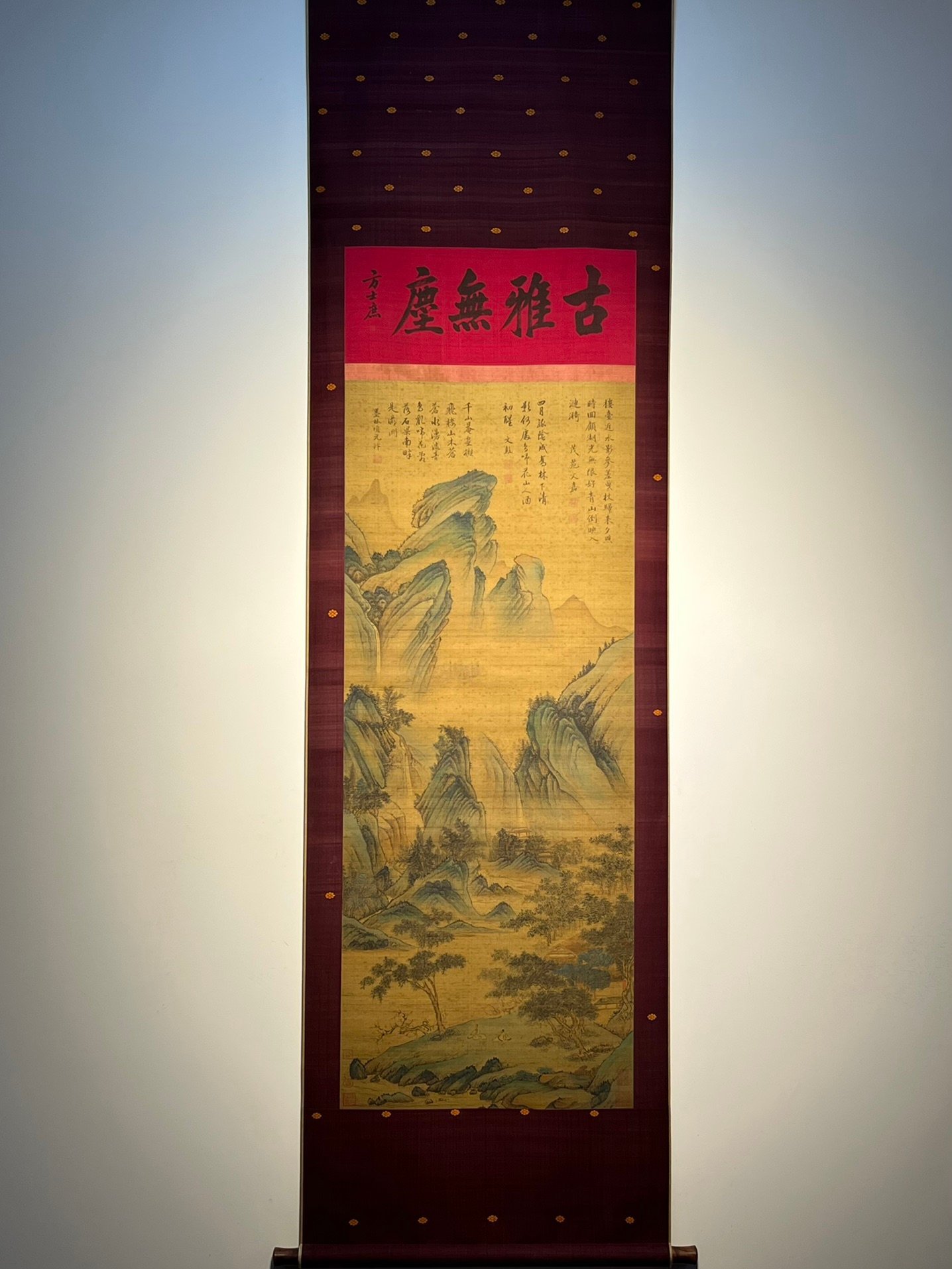Chinese scroll painting Wenjia