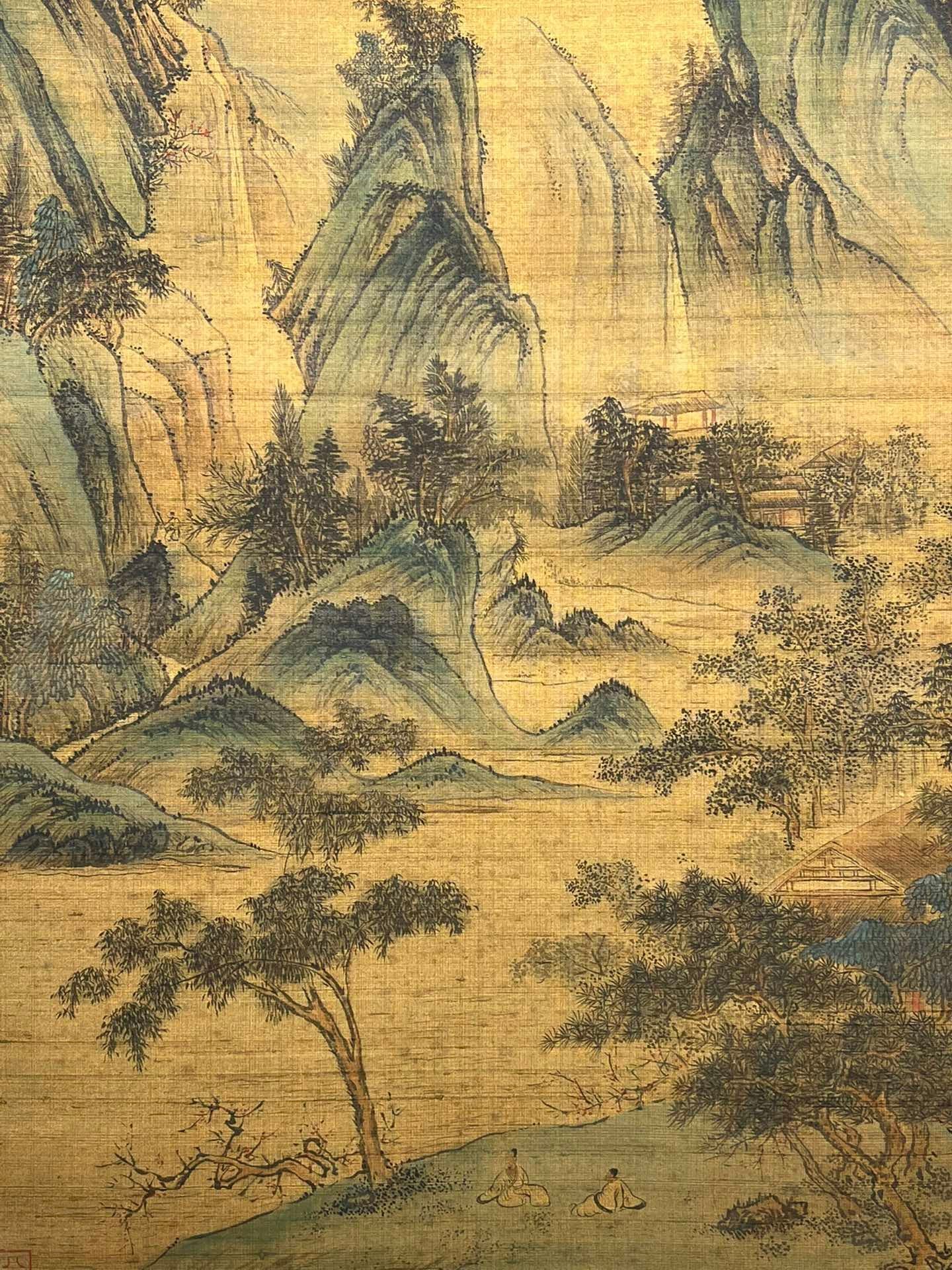 Chinese scroll painting Wenjia