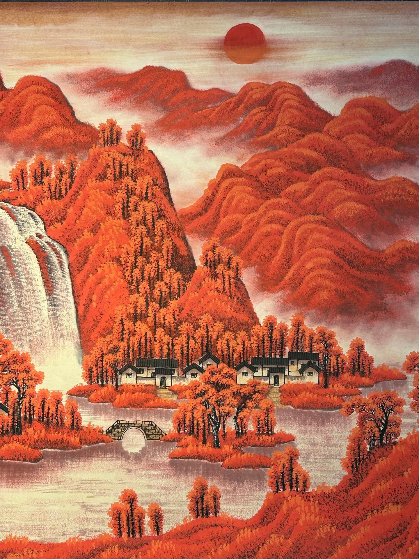 Chinese scroll painting Li Keran