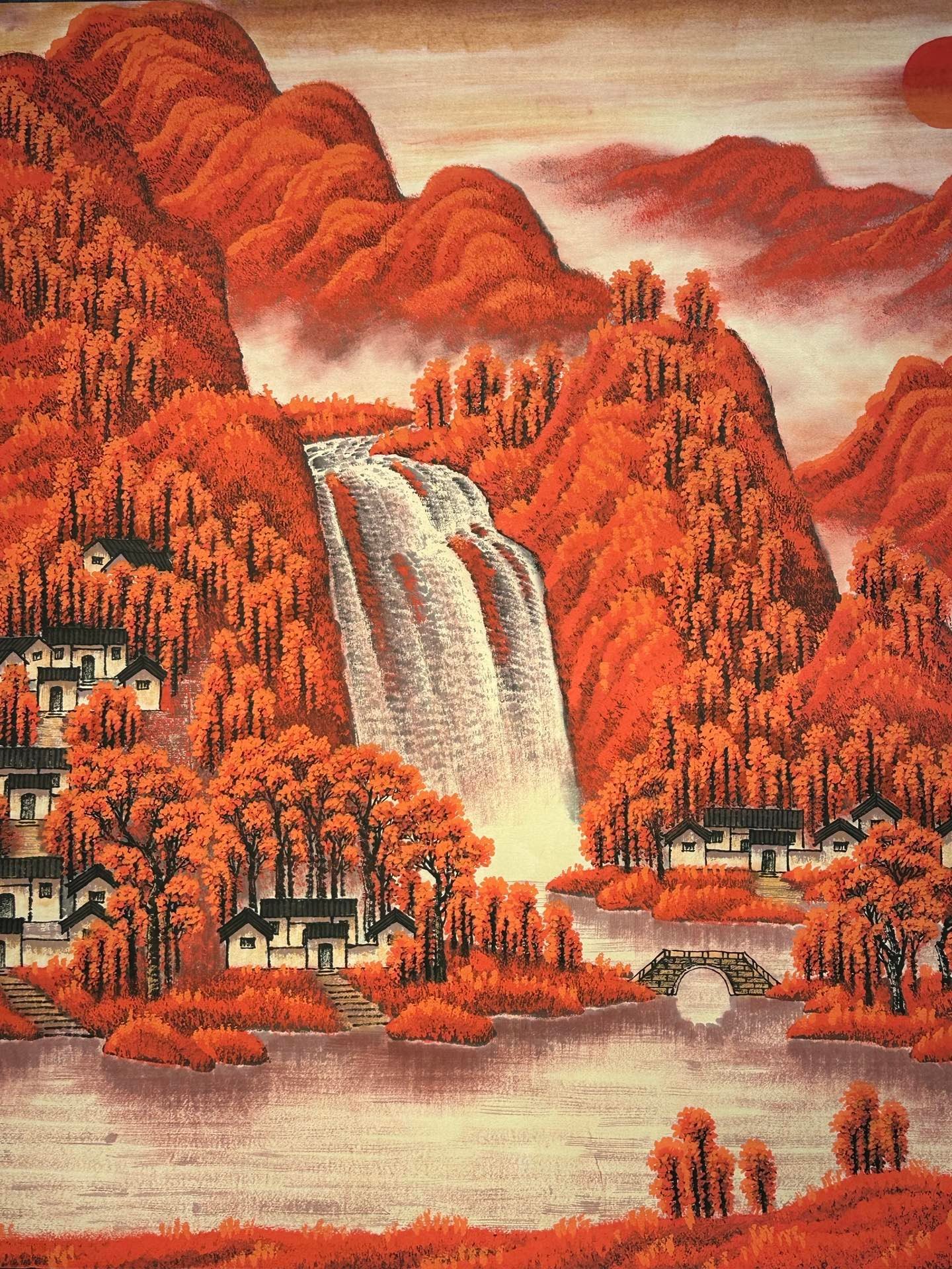 Chinese scroll painting Li Keran
