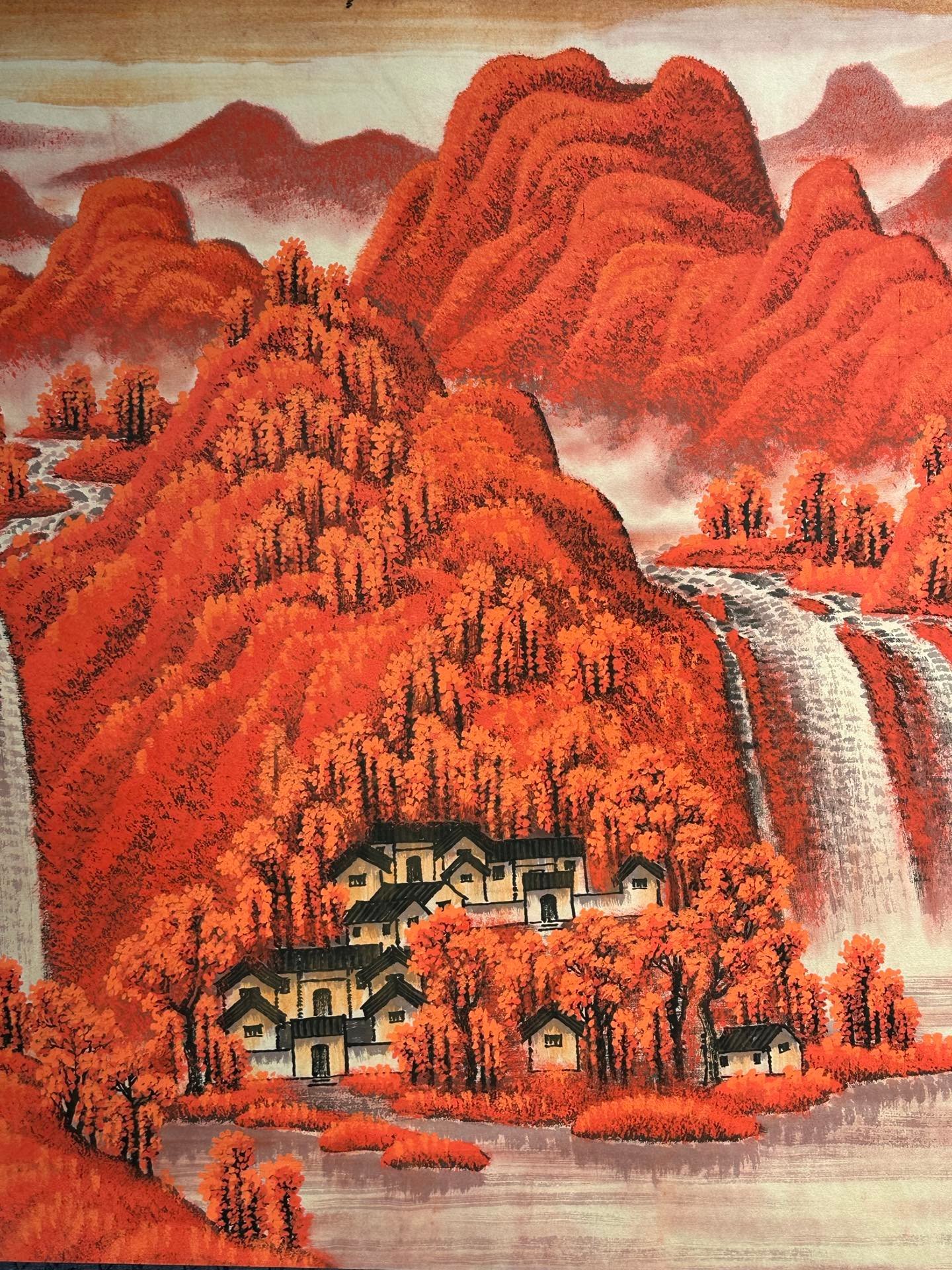 Chinese scroll painting Li Keran