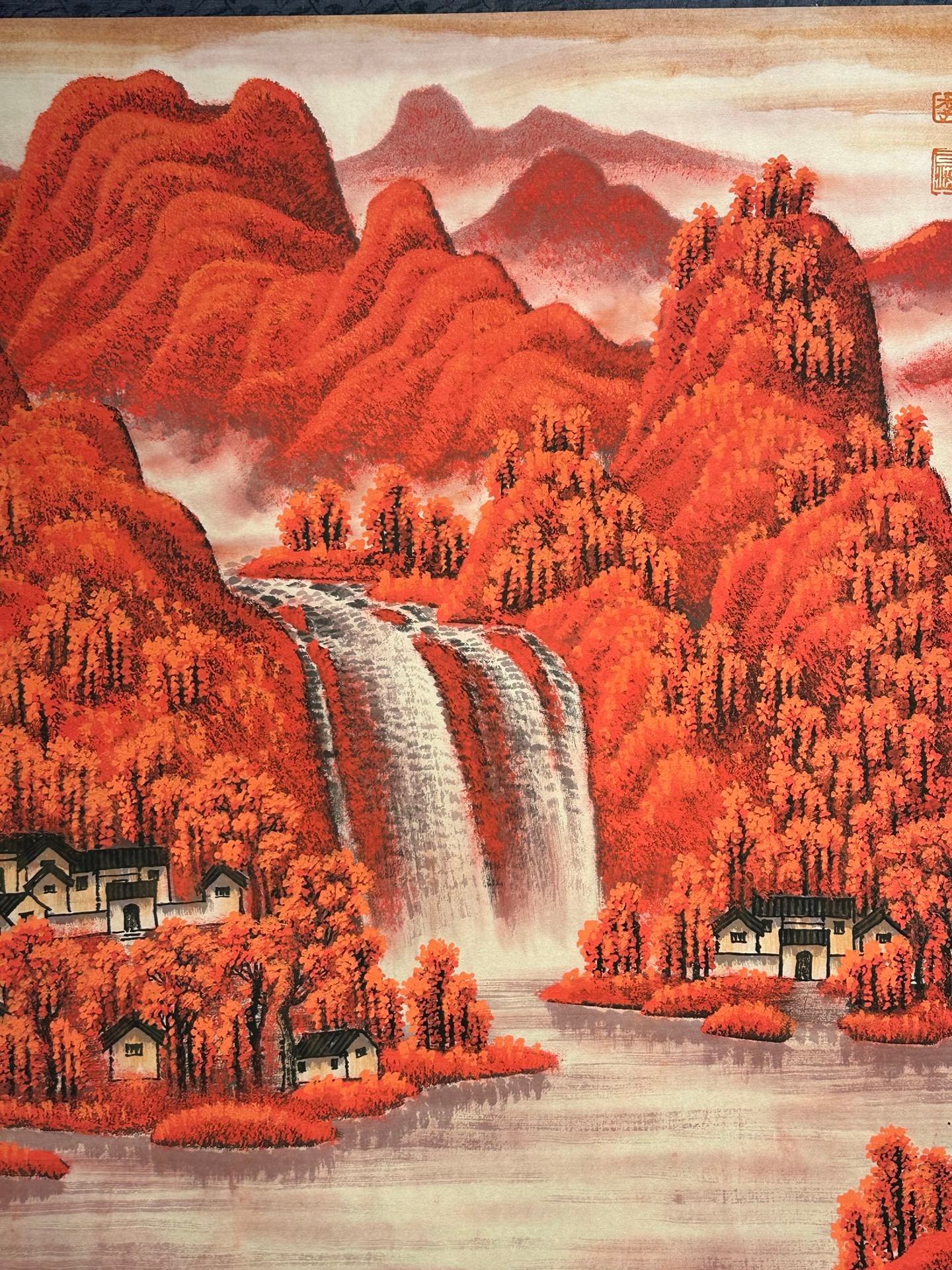Chinese scroll painting Li Keran