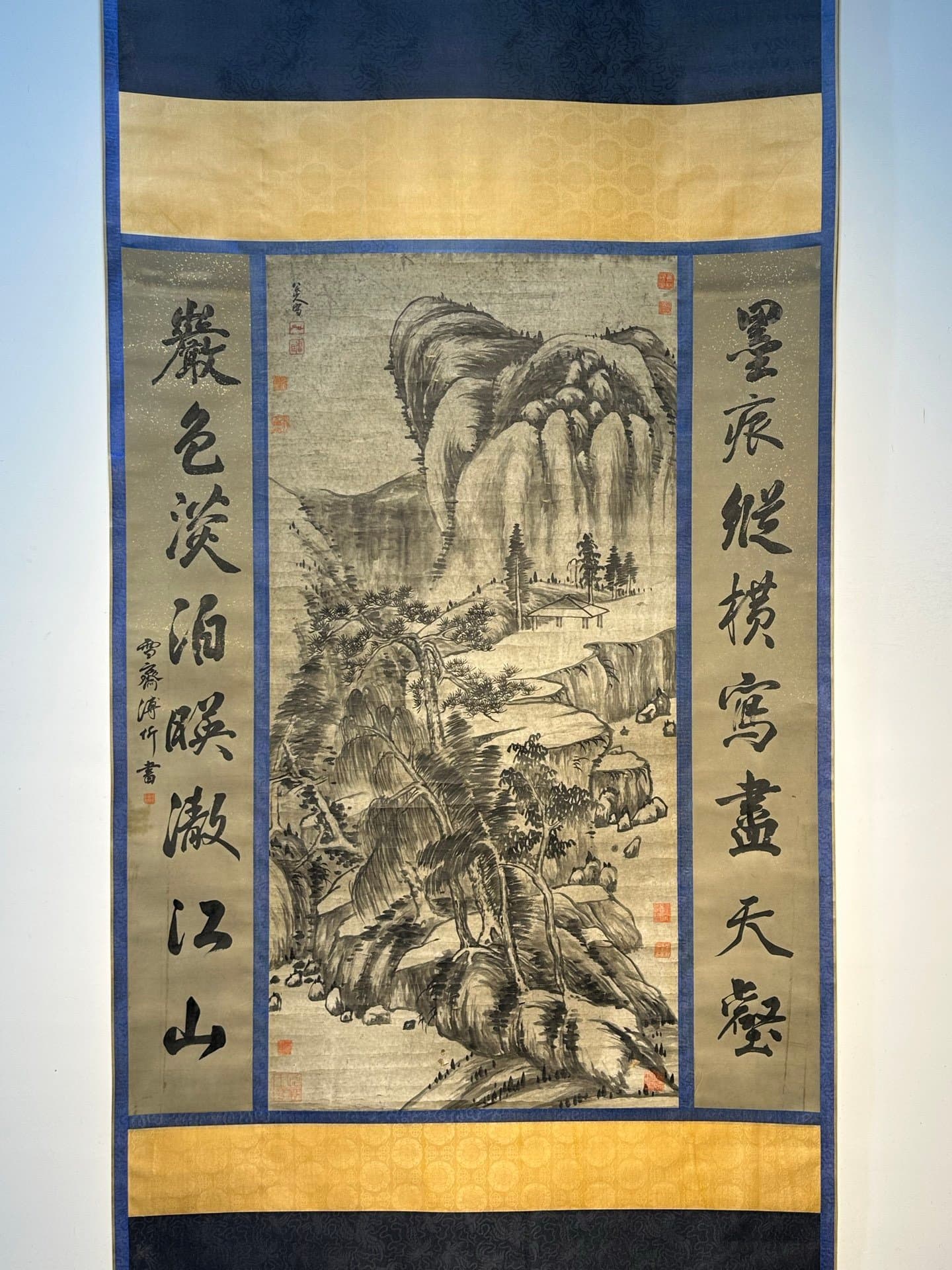Chinese scroll painting Ba Da Shan Ren