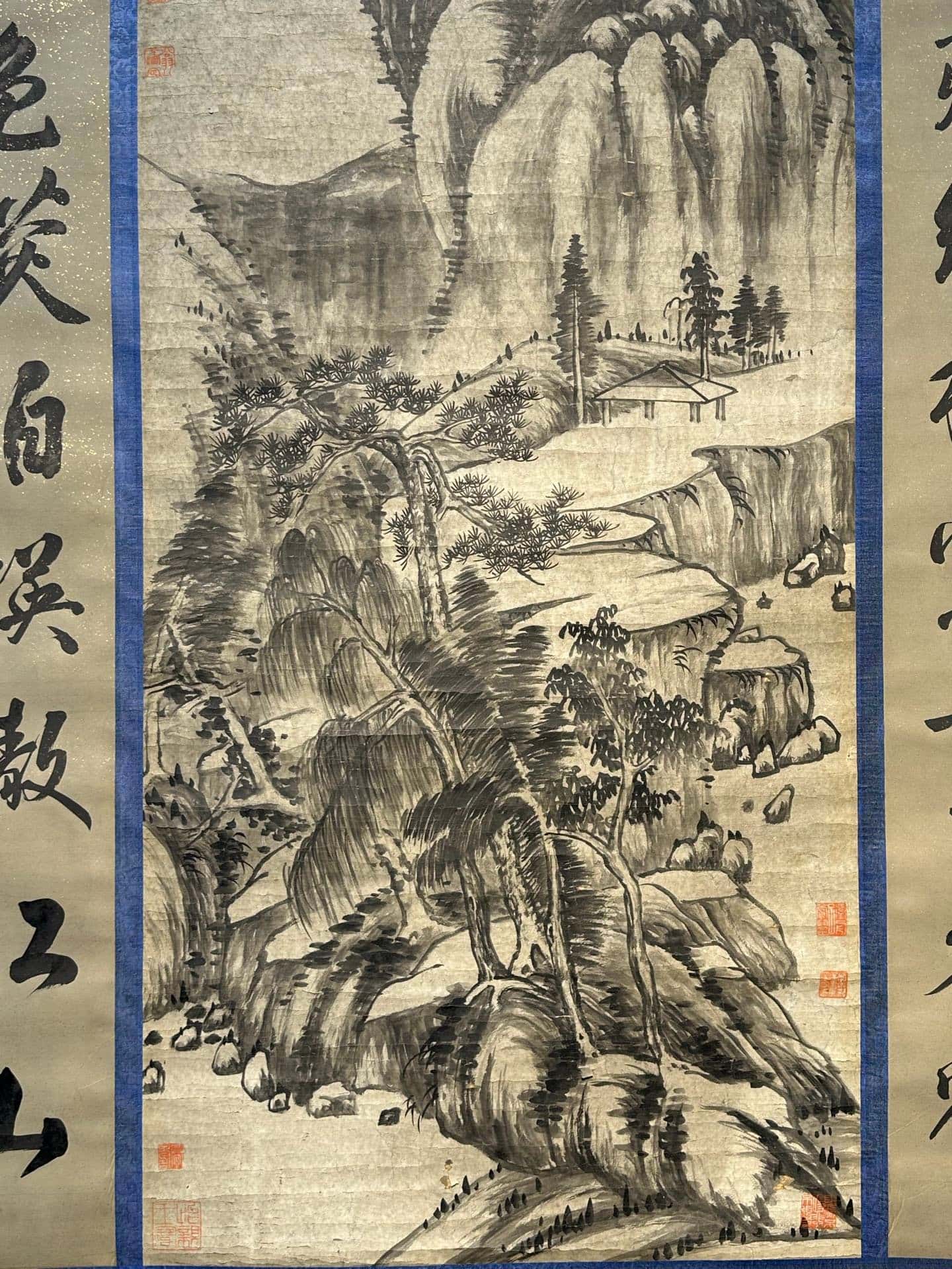 Chinese scroll painting Ba Da Shan Ren