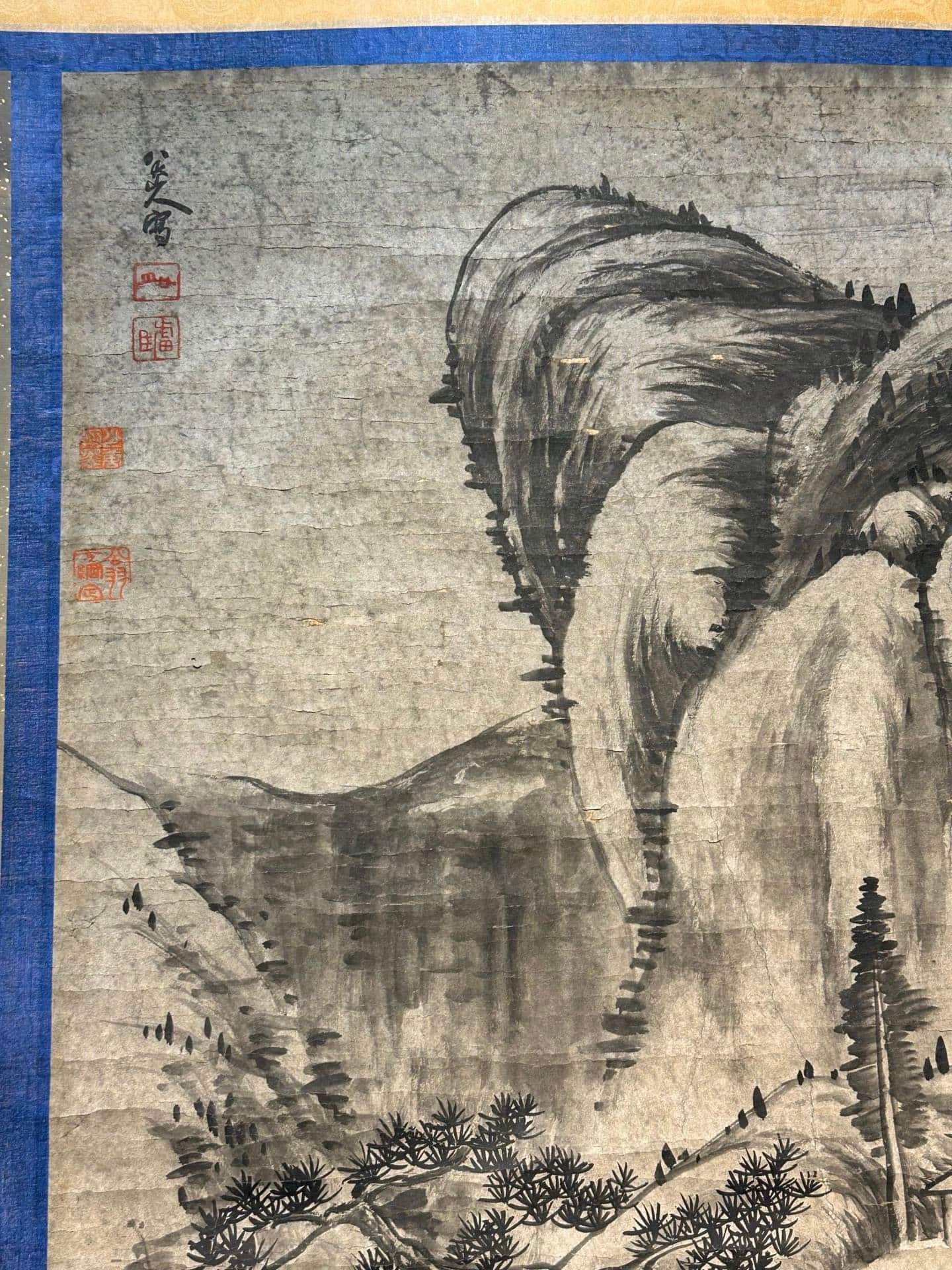Chinese scroll painting Ba Da Shan Ren