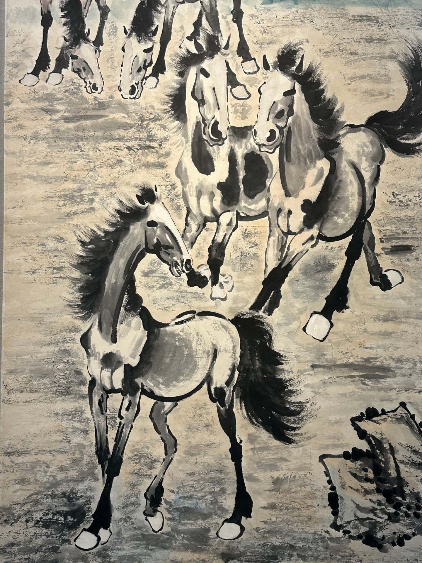 Chinese scroll painting Xu Beihong
