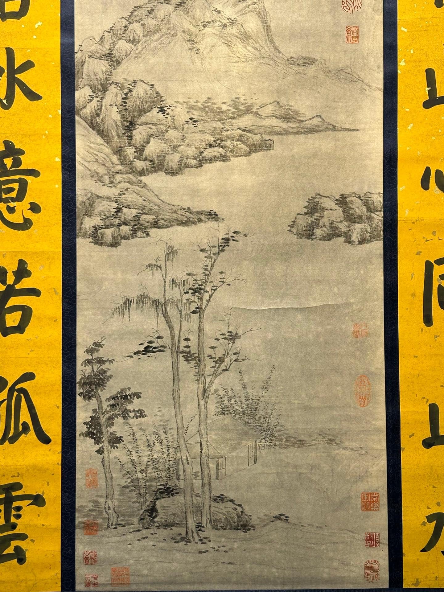 Chinese scroll painting Ni Zan