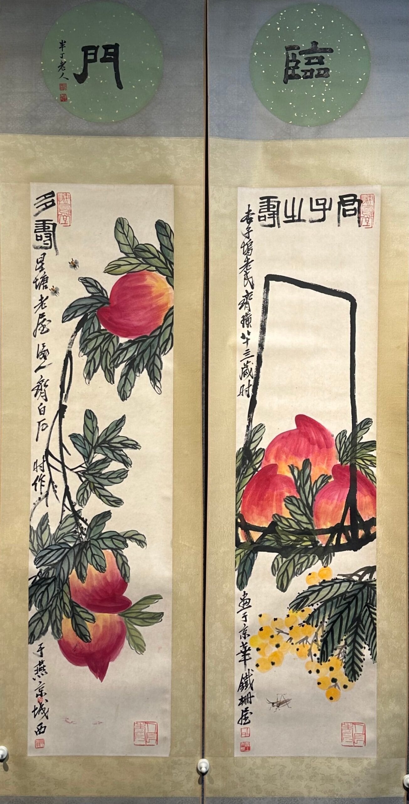 Chinese scroll painting Qi Baishi