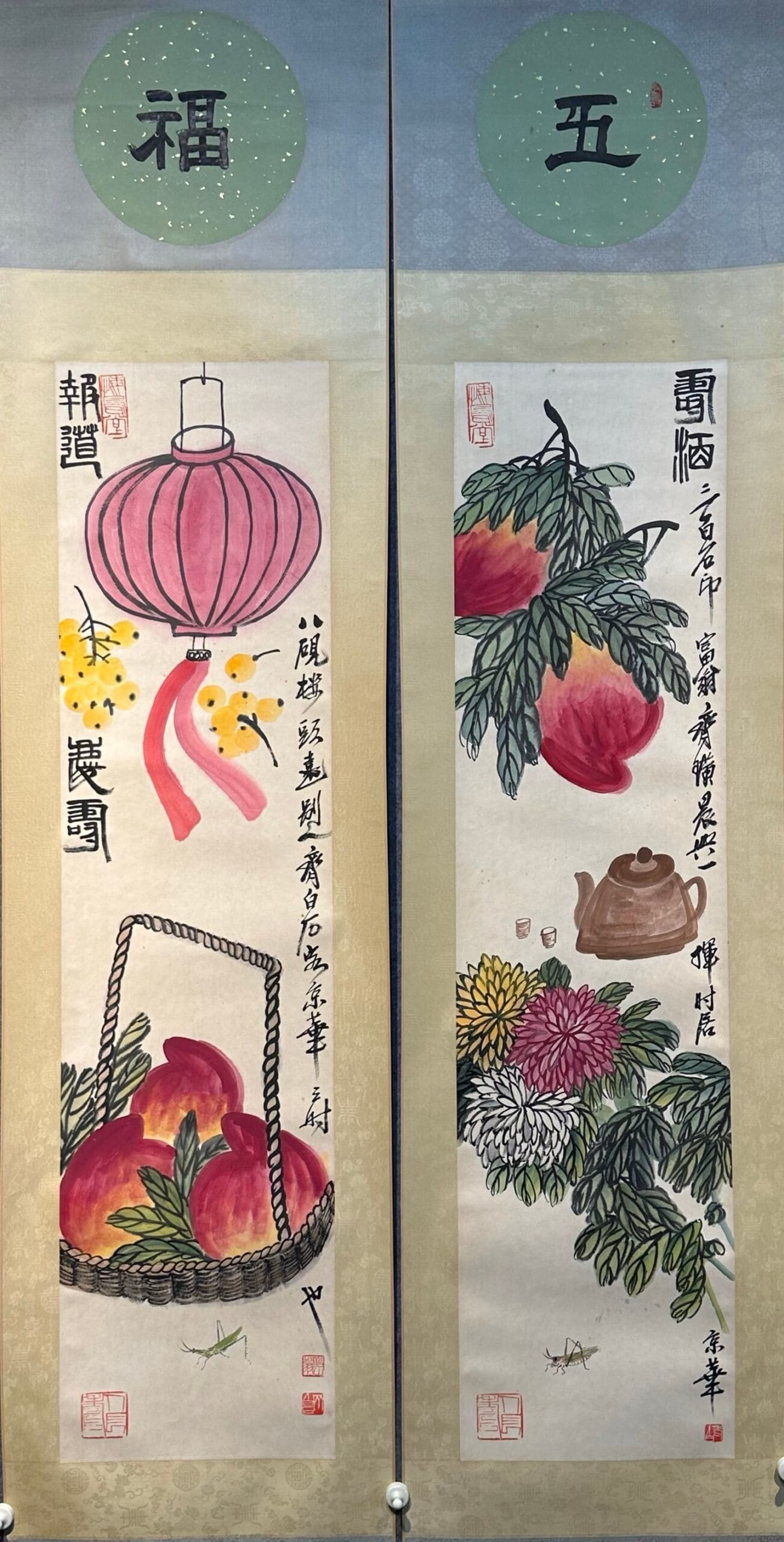 Chinese scroll painting Qi Baishi